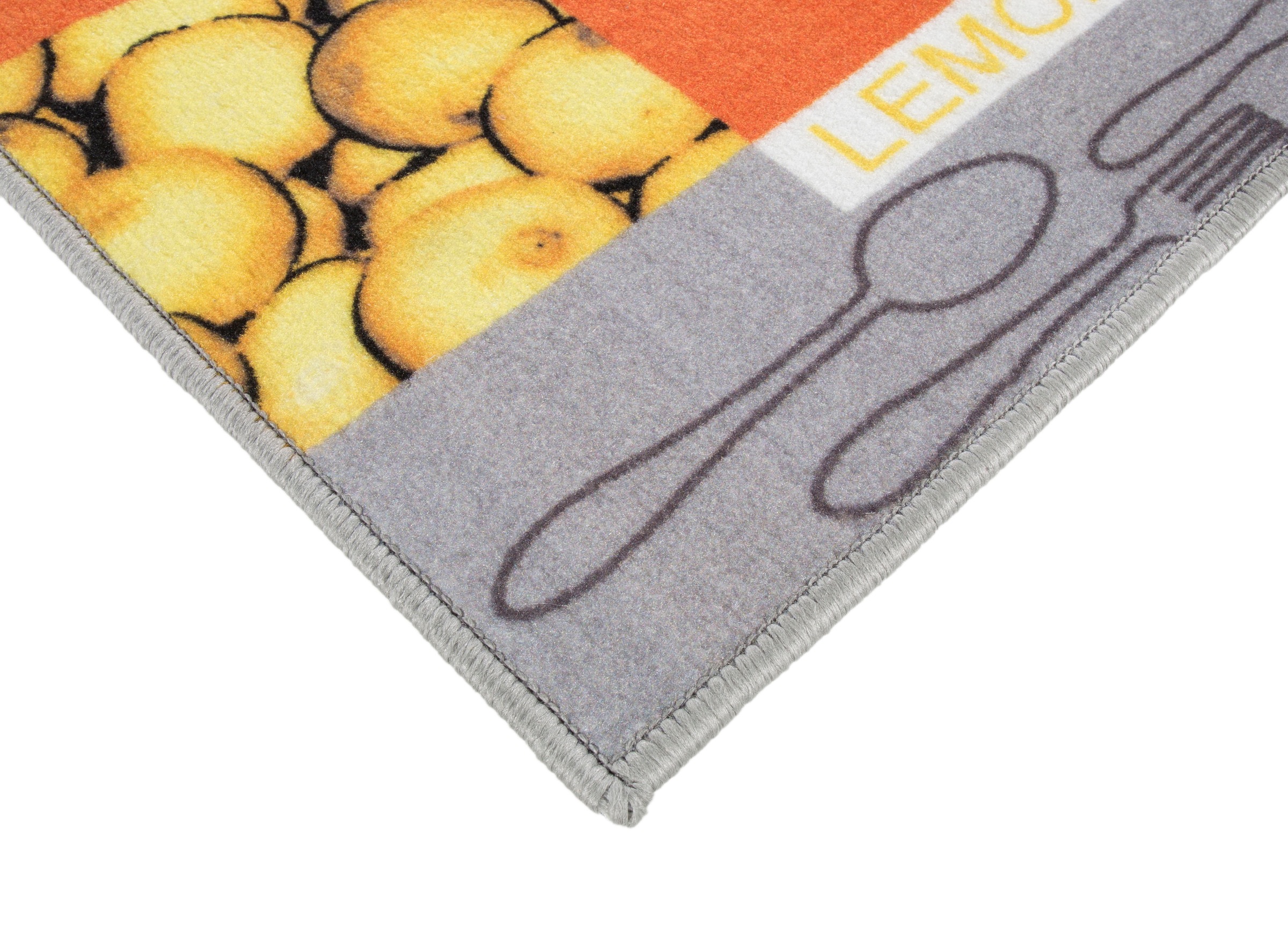Andiamo Küchenläufer »Lemon«, rechteckig, 5 mm Höhe, Motiv Zitronen, mit Schriftzug, Größe 50x150 cm, Küche