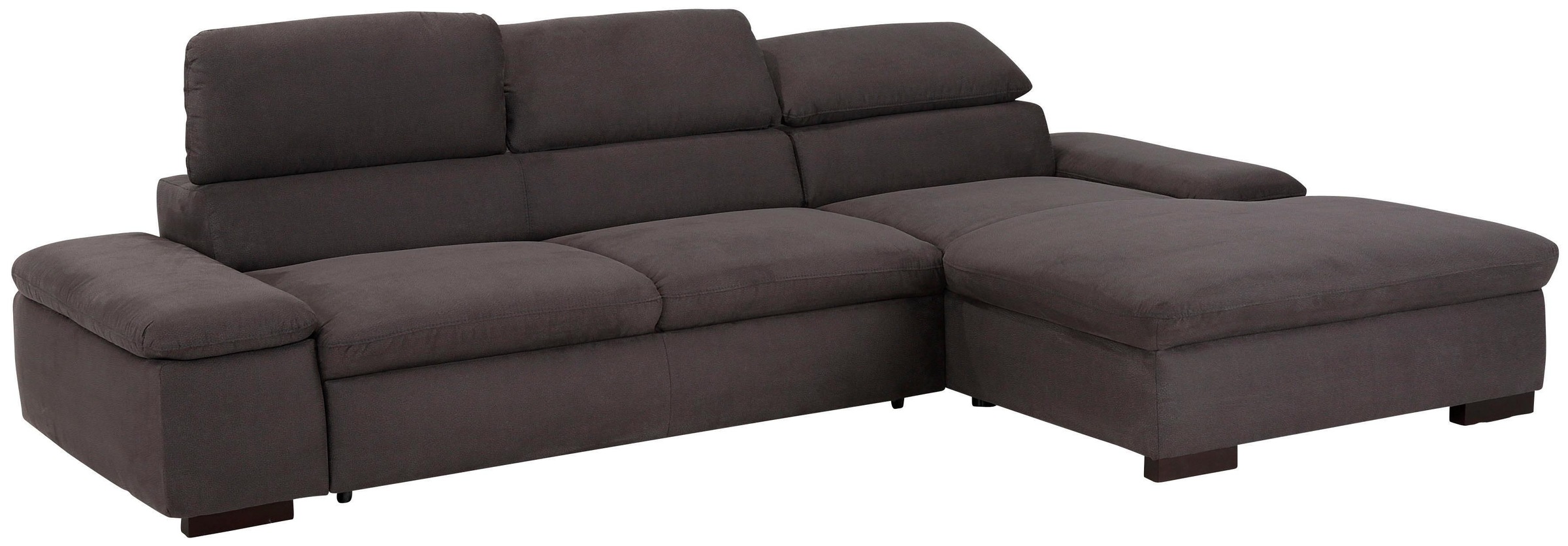 Home affaire Ecksofa »Alberto L-Form«, mit Kopfteilverstellung, wahlweise mit Bettfunktion