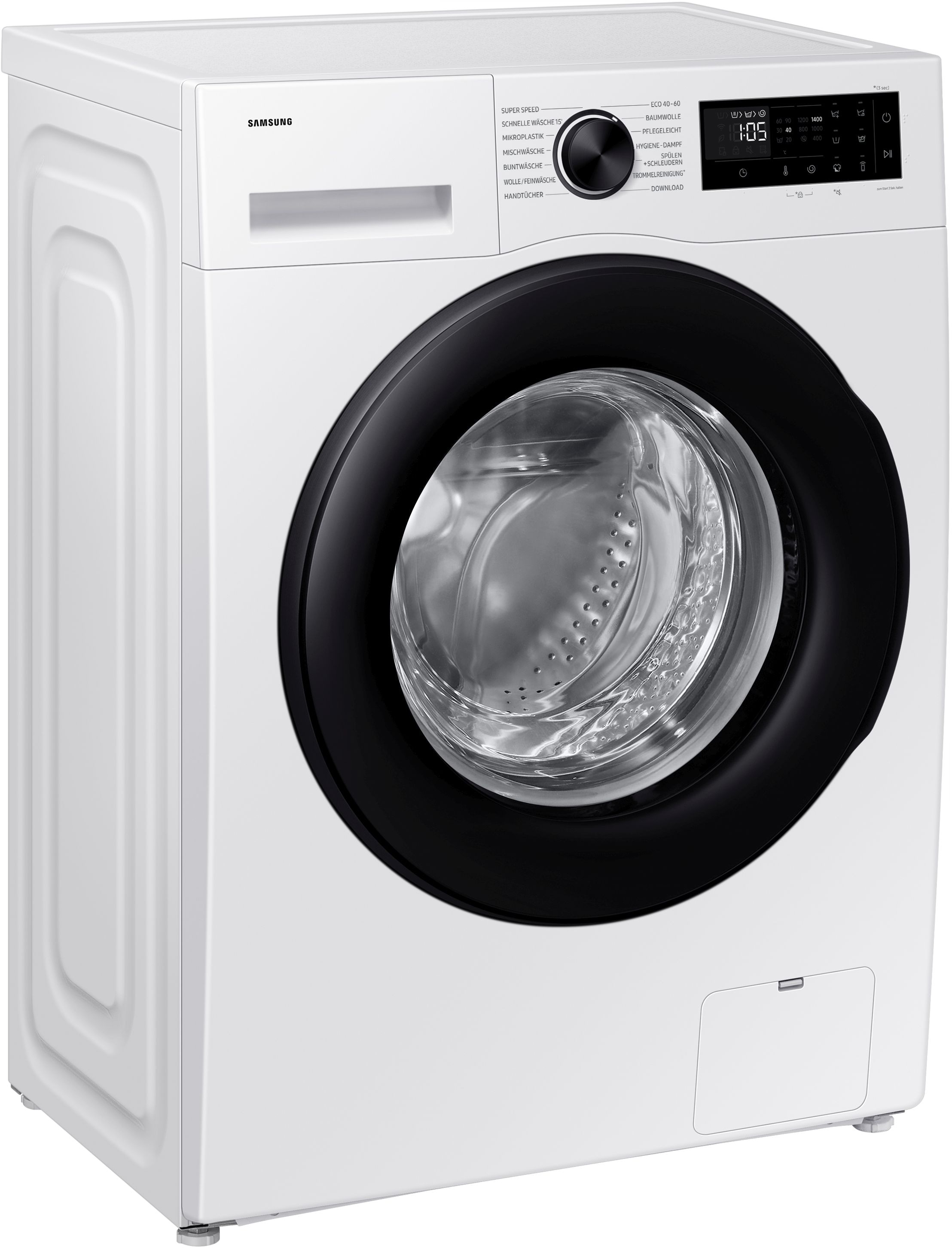 Samsung Waschmaschine WW5100D SLIM »WW90DG5G34AEEG« 9 kg 1400 U/min AI Ecobubble?? - Effizient und schonend waschen