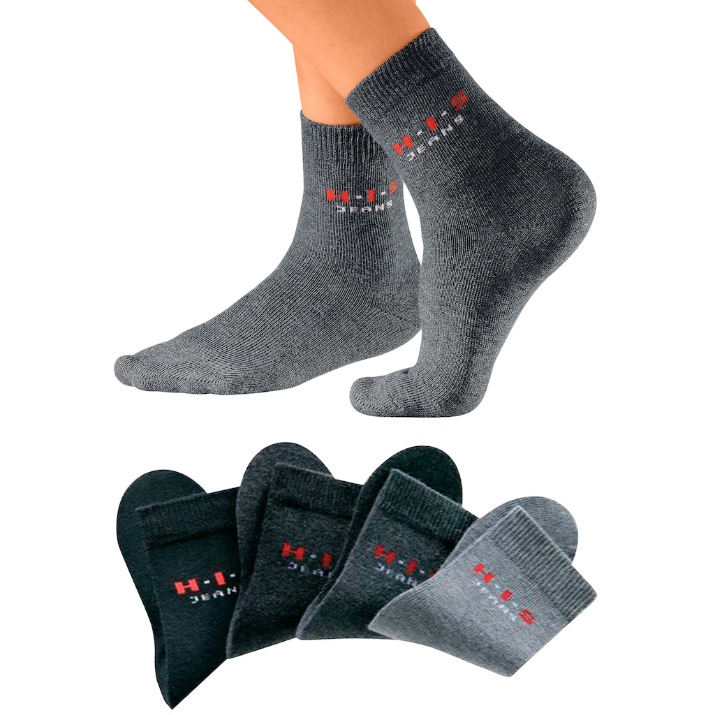 H.I.S Basicsocken, (4 Paar)