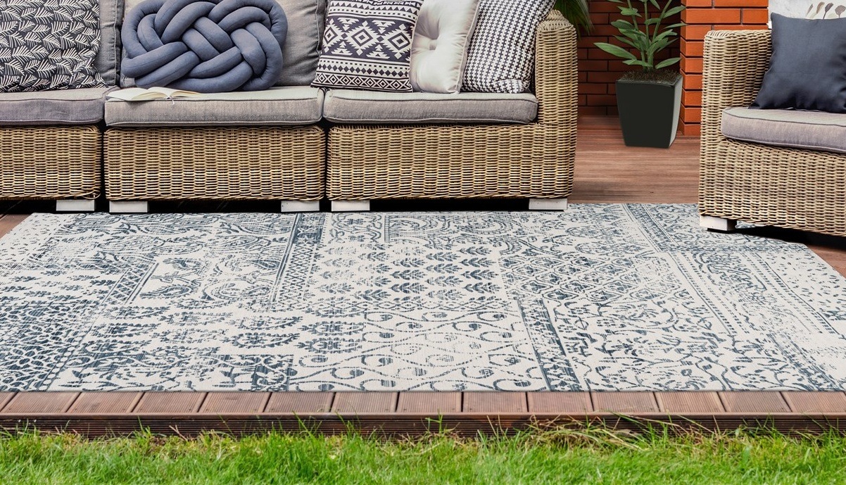 calo-deluxe Teppich »Rico 404«, rechteckig, 10 mm Höhe, In- und Outdoor gee günstig online kaufen