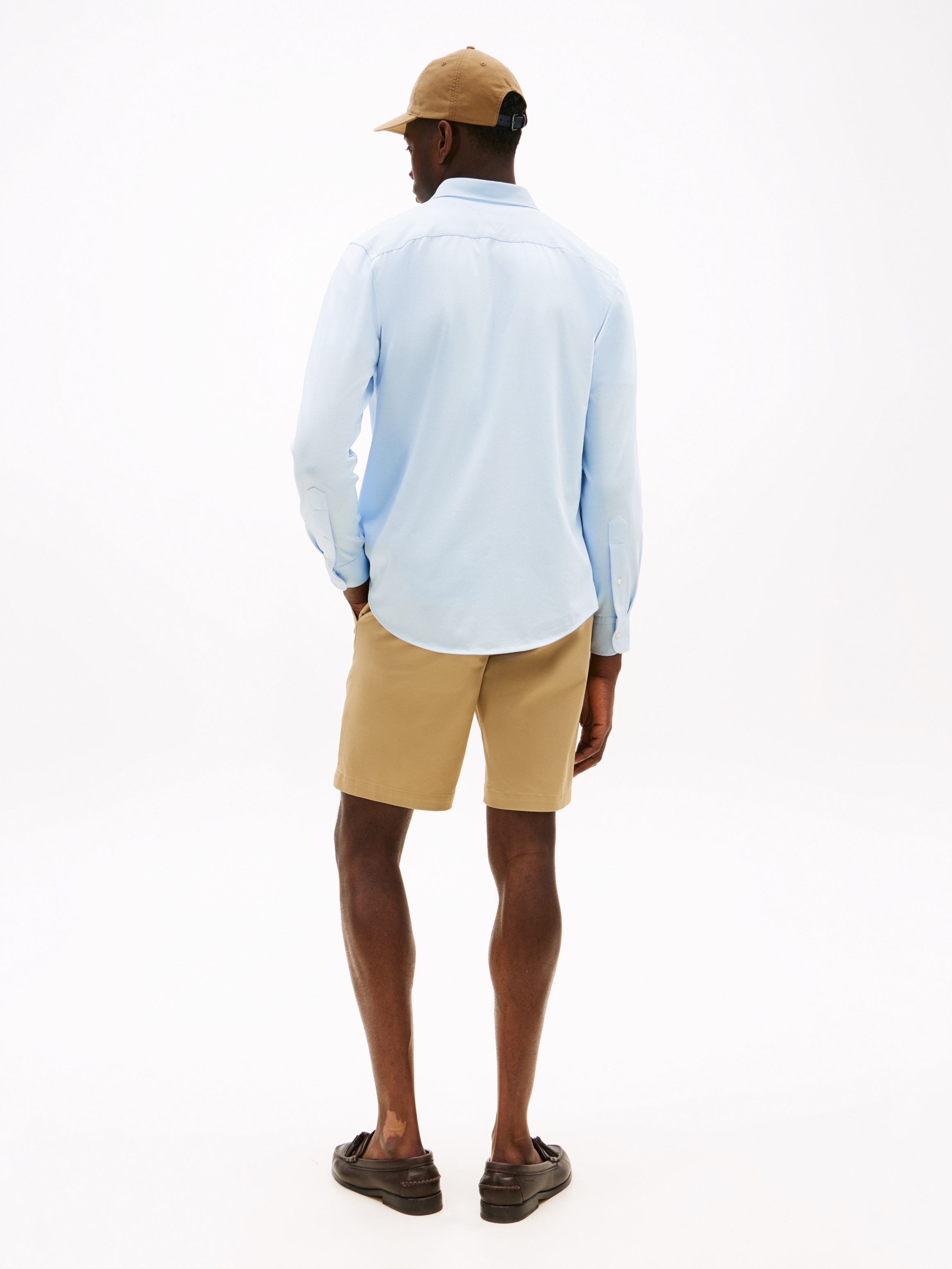 Tommy Hilfiger Langarmhemd »PERFORMANCE KNIT SOLID LS SHIRT«