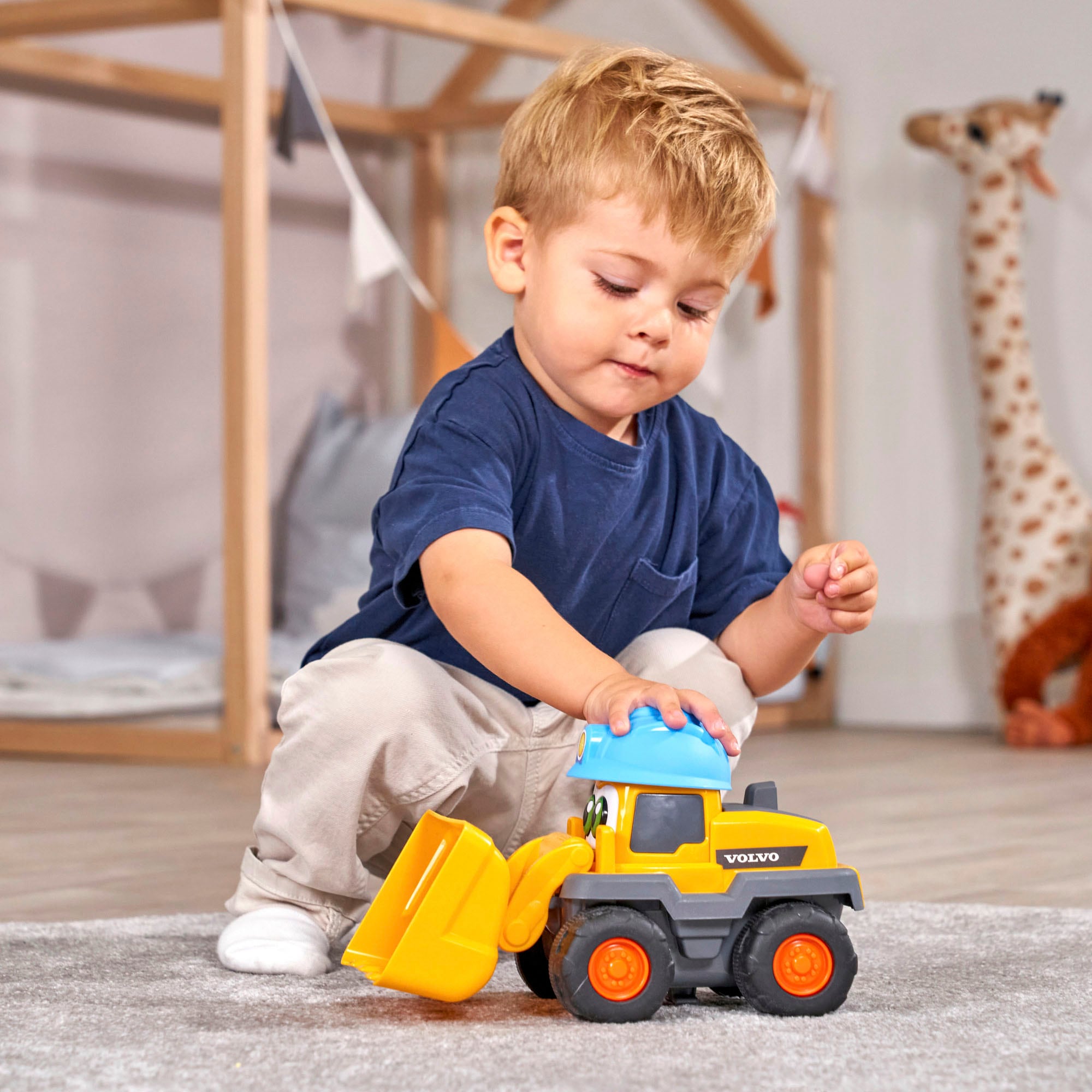 ABC Spielzeug-Radlader »ABC Lucy Loader« mit mechanischer Hupe