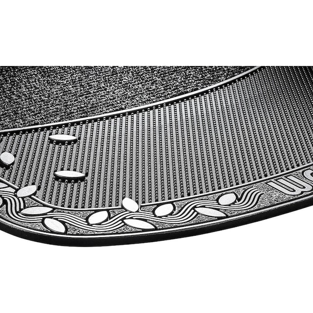 Home2Fashion Fußmatte »TC Clean Leaves«, rechteckig, Schmutzfangmatte, mit  Spruch, robust, In- und Outdoor geeignet auf Raten kaufen
