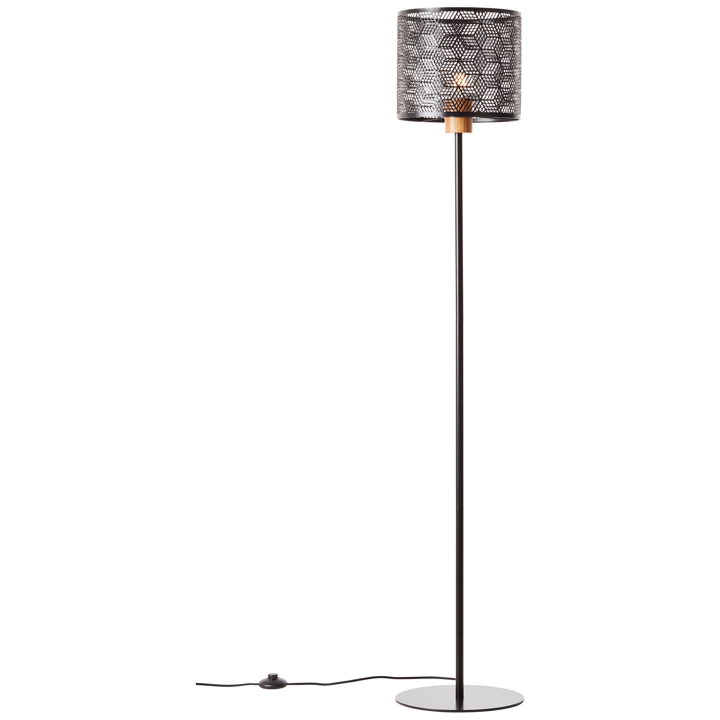 Brilliant Stehlampe »Santy«, 1 flammig, Leuchtmittel E27   ohne Leuchtmitte günstig online kaufen