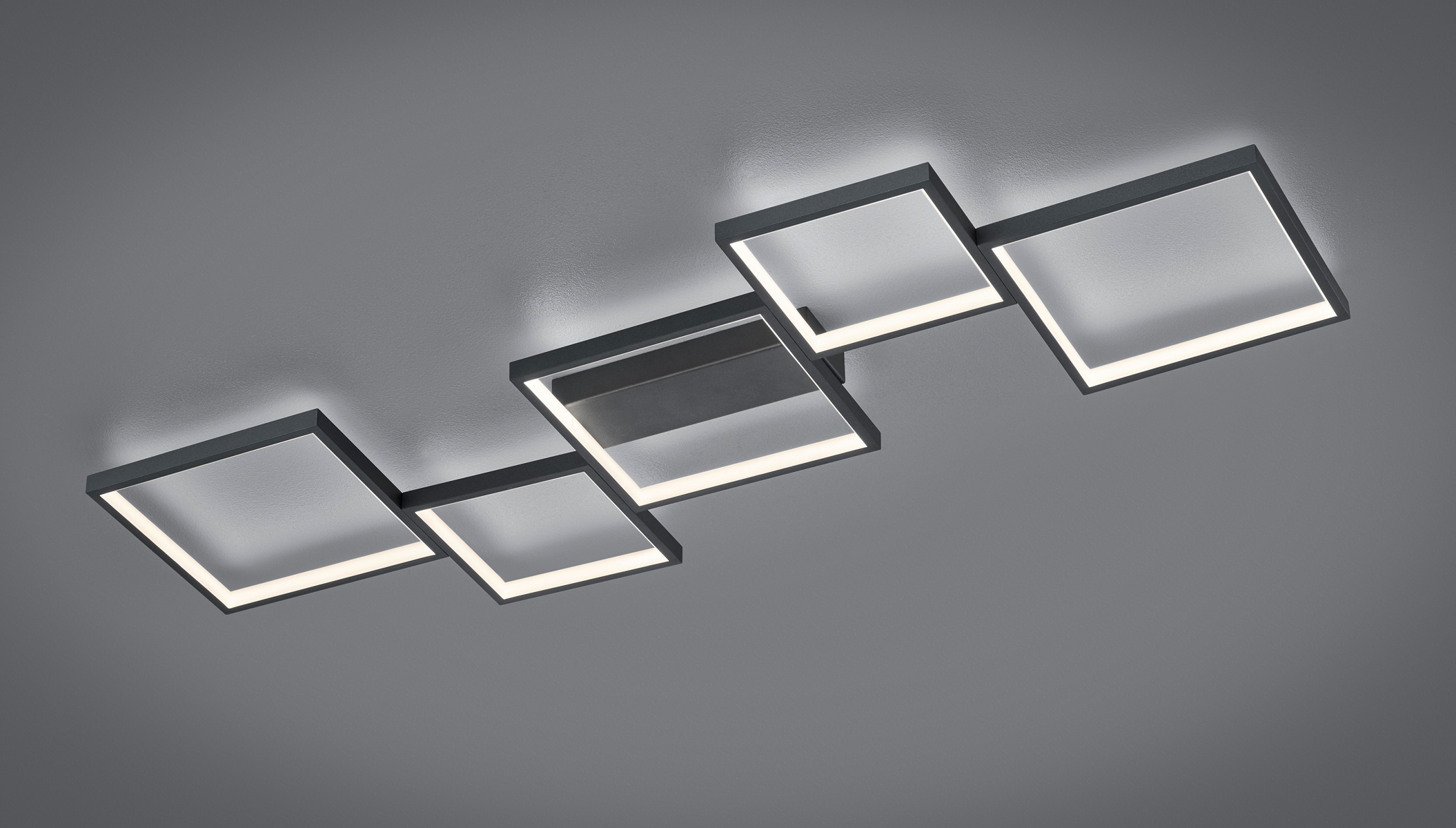 TRIO Leuchten LED Deckenleuchte »Sorrento«, 1 flammig-flammig, LED Deckenlampe mit Switch Dimmer, 3400 Lumen