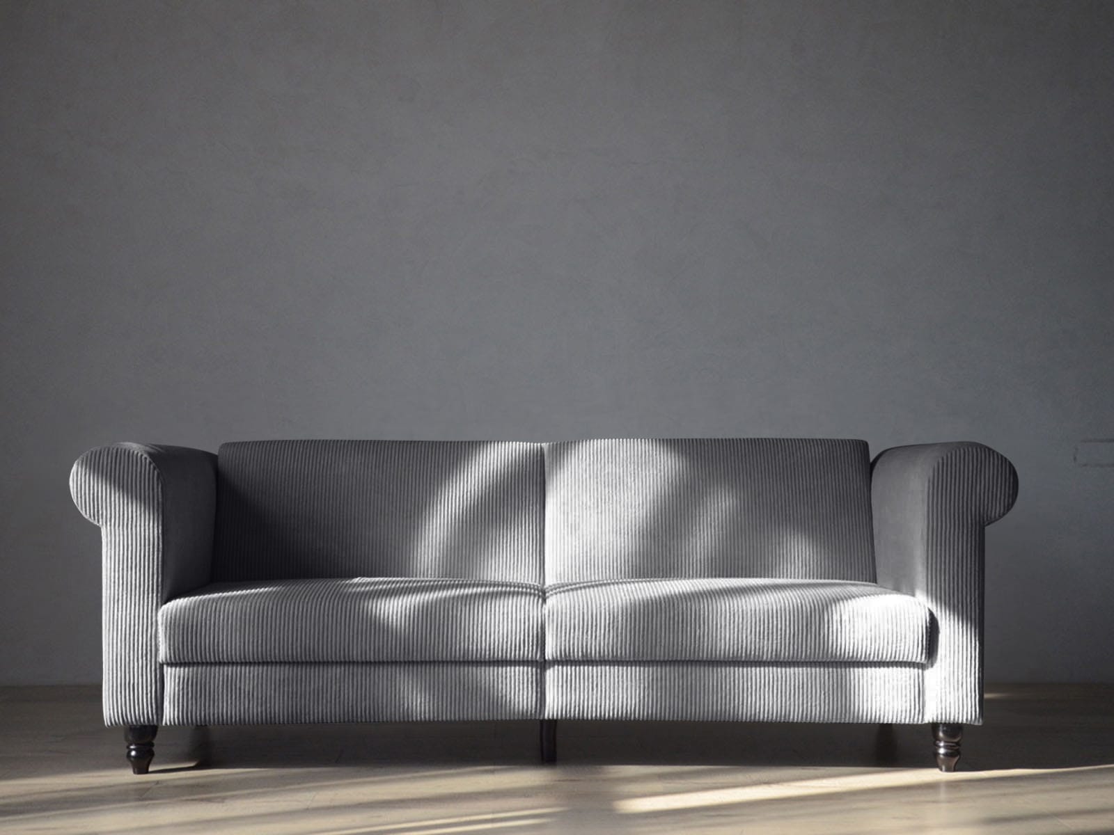Dorel Home 3-Sitzer »Felix II, Schlafsofa 236cm, (Liegefläche 108x190cm), Rückenlehne«, 3-fach verstellbar, Sitzhöhe 46 cm, Cord