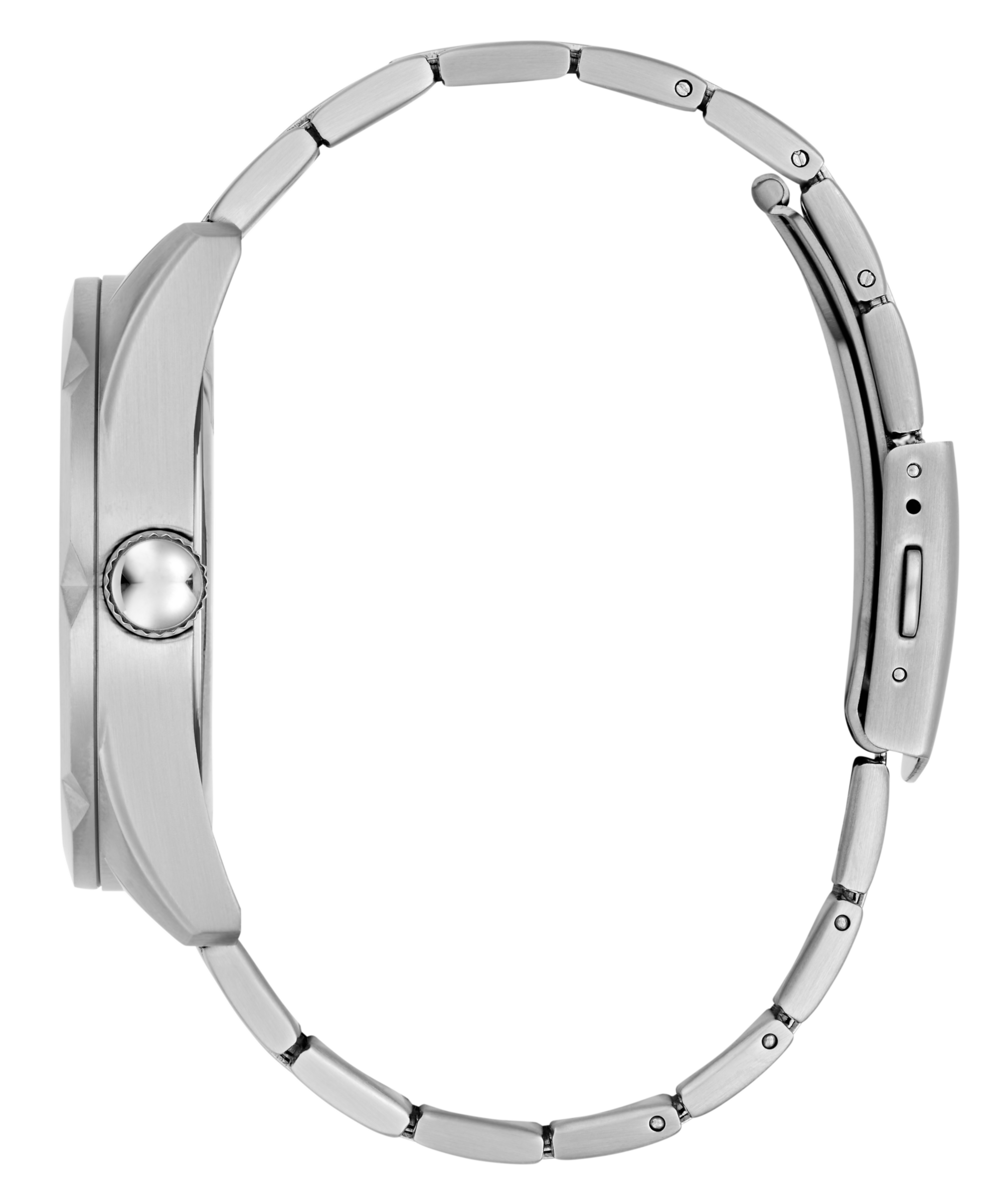 Guess Multifunktionsuhr »ROCCO« Quarzuhr, Armbanduhr, Herrenuhr, Edelstahlarmband, analog, Tag