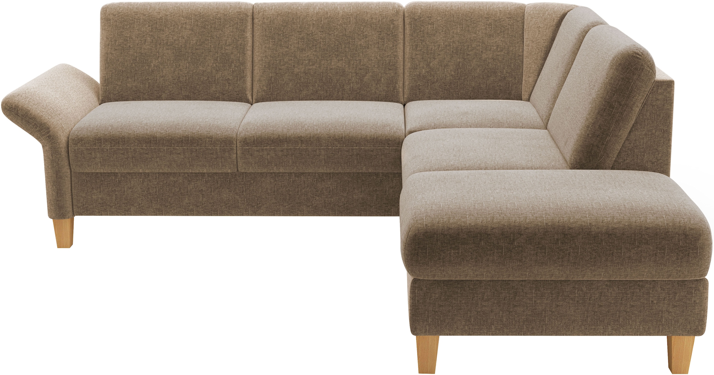 Home affaire Ecksofa »Rochelle, L-Form«, wahlweise mit Armteilverstellung, Bettfunktion und Bettkasten