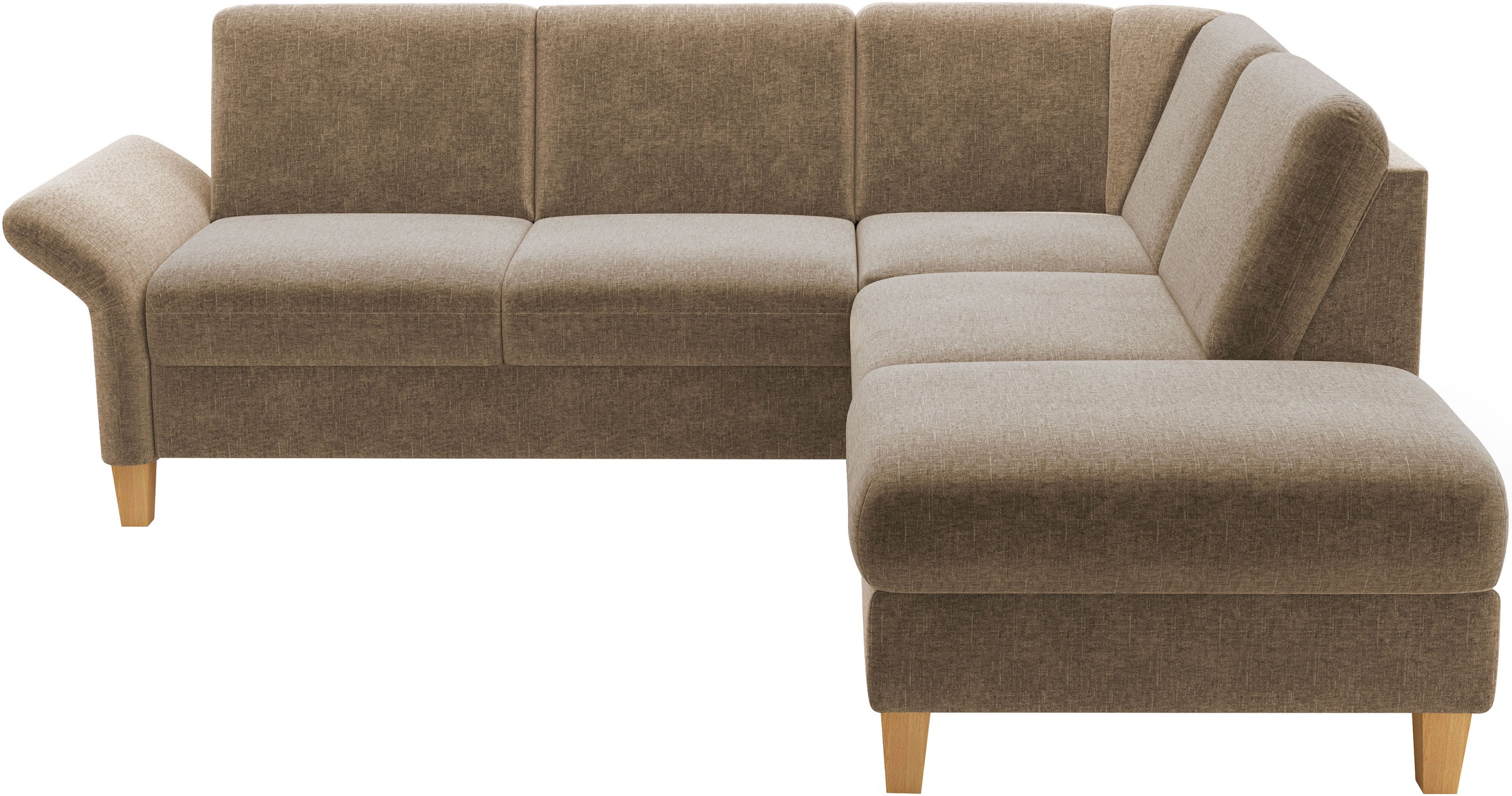 Home affaire Ecksofa »Rochelle, L-Form« wahlweise mit Armteilverstellung, B günstig online kaufen