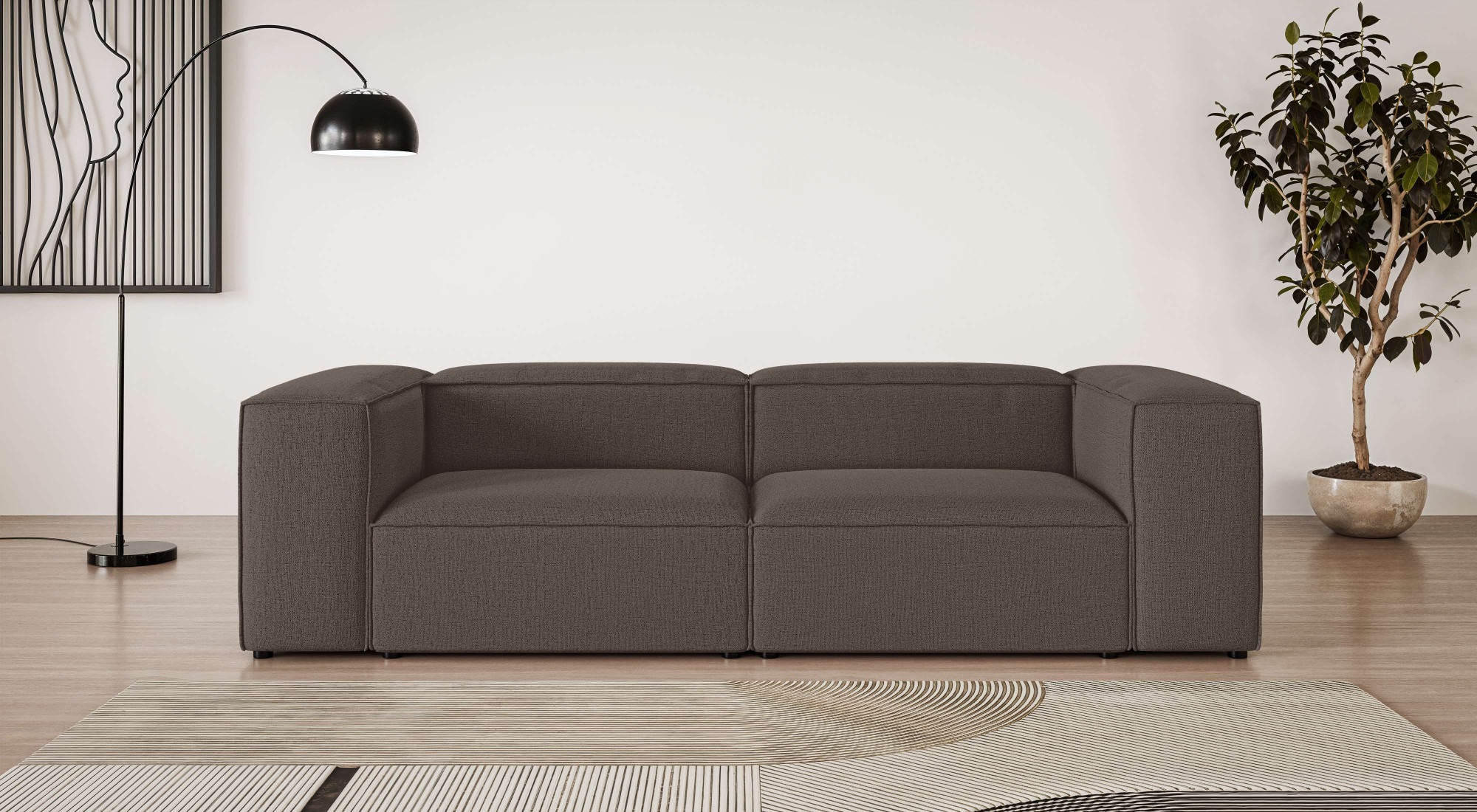 INOSIGN Big-Sofa »HAILY Modularsofa, Maße B/T/H: 260/100/72 cm«, als Modul günstig online kaufen