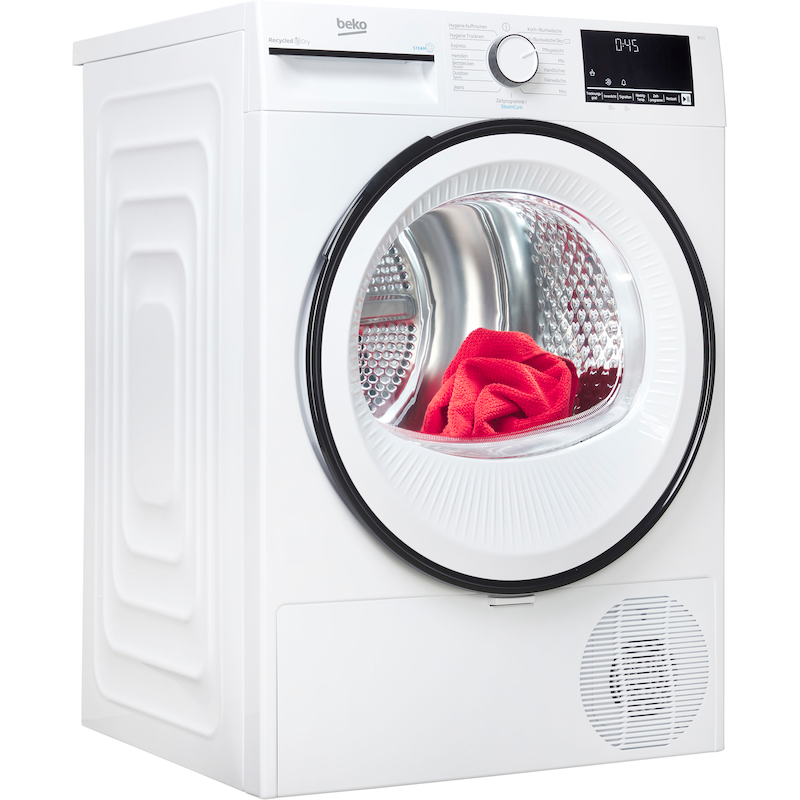 BEKO Wärmepumpentrockner »B3T41230« b300 7 Die AquaWave Trommel bewegt die Wäsche sanft und effektiv weiß