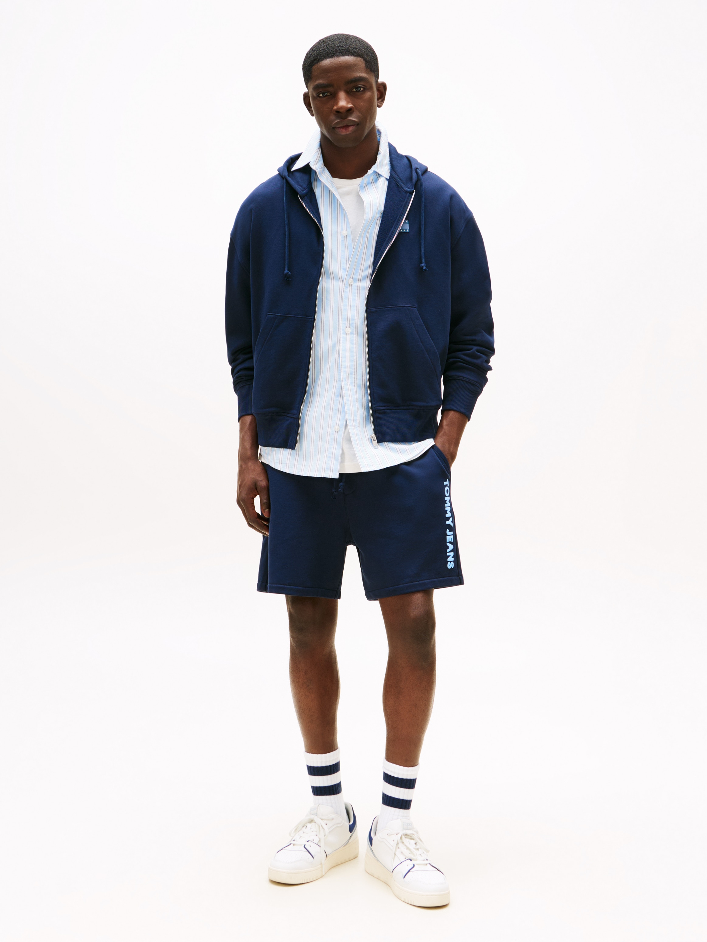 Tommy Jeans Kapuzensweatshirt »TJM CRP NEW CLASSICS ZIP THR«, Mit Rundhalsausschnitt