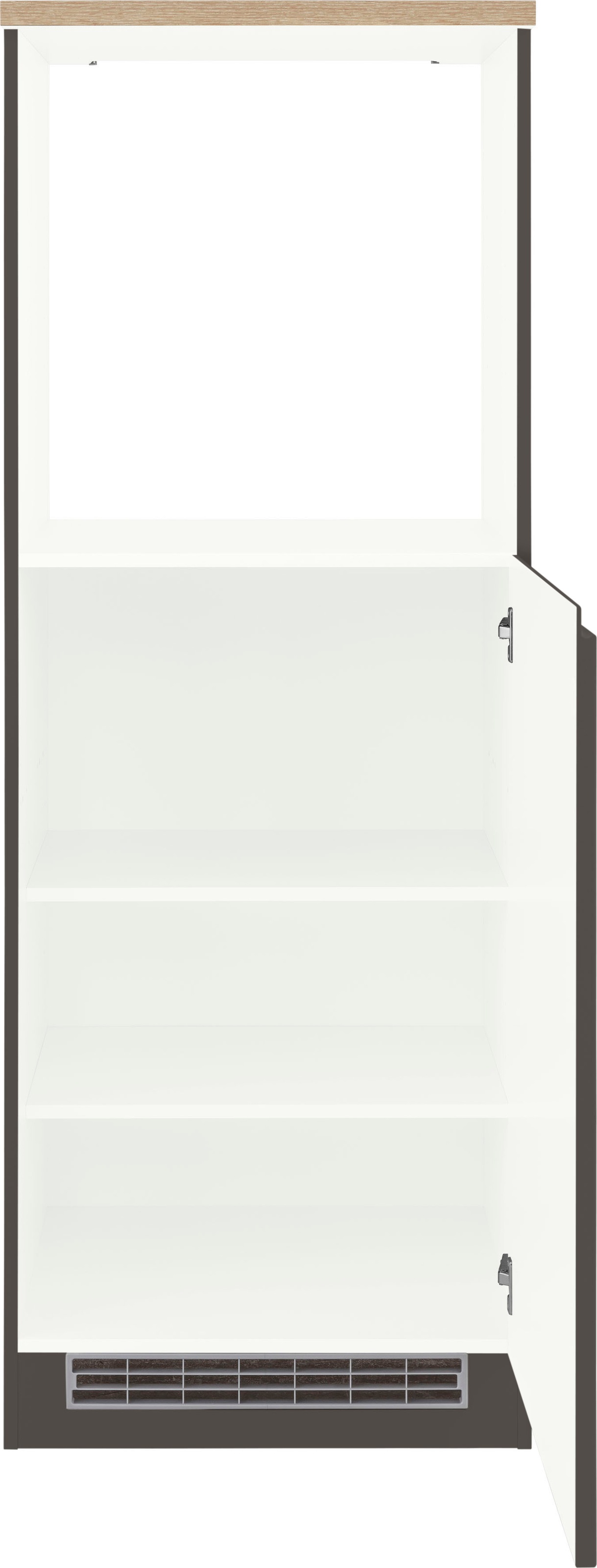 HELD MÖBEL Backofenumbauschrank »Virginia«, 165 cm hoch, 60 cm breit, Nische für Ofen B/H/T: 56/59/55 cm, 1 Tür