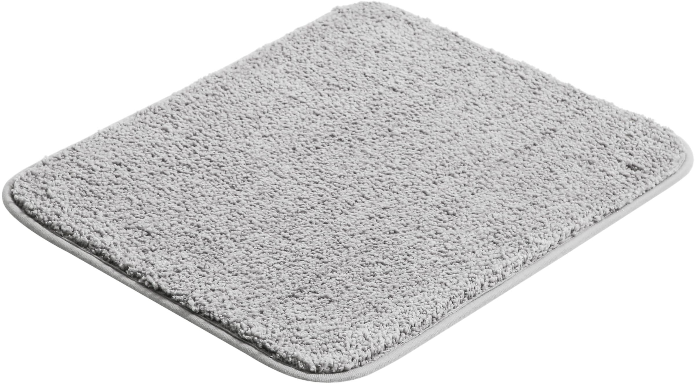 my home Badematte »Regona, Badteppich, Badvorleger, Badezimmer Teppich«, rutschhemmend beschichtet, fußbodenheizungsgeeignet-schnell trocknend-strapazierfähig, Uni Farben, besonders weich, als rechteckig und halbrund erhältlich