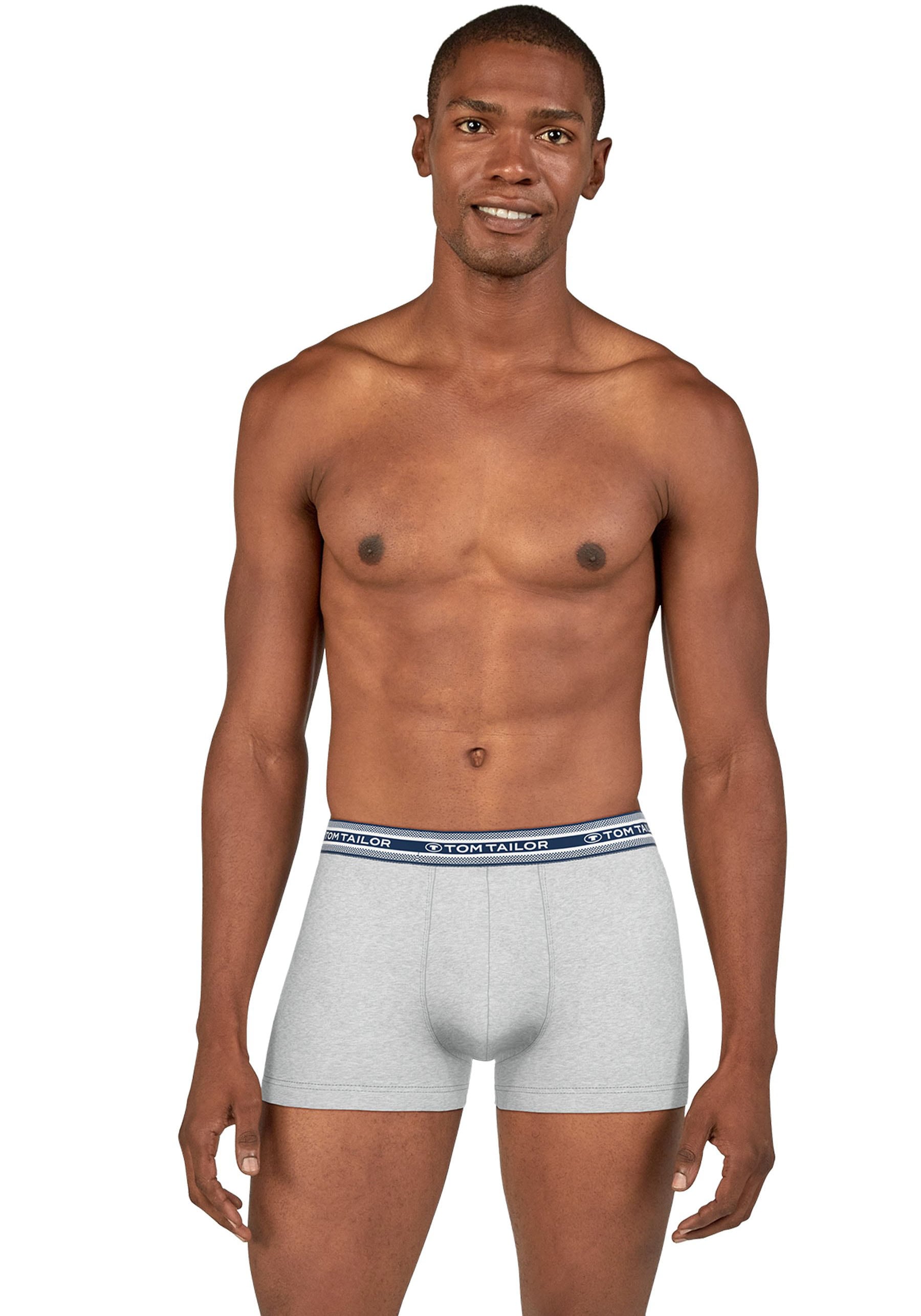 TOM TAILOR Boxershorts, (5 St.), mit schönem Logobund