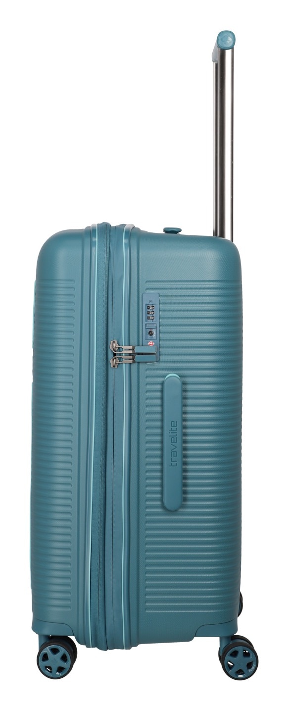 travelite Hartschalen-Trolley »ROOMER Trunk, in zwei Größen und verschiedenen Farben«, 4 Rollen, Reisegepäck Hartschalen-Koffer TSA-Schloss Trunk Trolley M und L