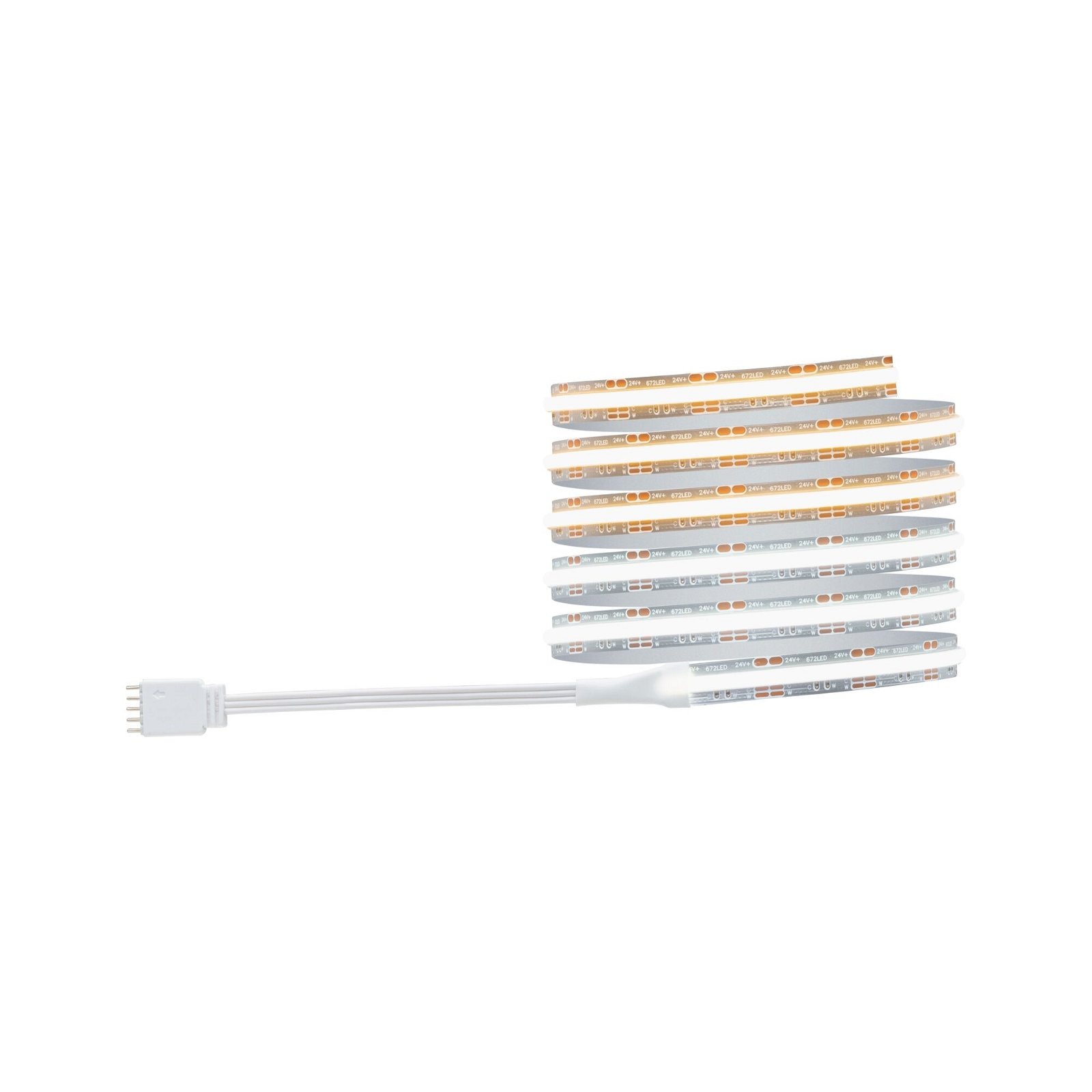 Paulmann LED-Streifen »MaxLED 1000 Basis Set 1,5m 15,5W 230/24V silber Kunststoff«, 1 St.-flammig, Full-Line COB 2700-6500K TunableWhite