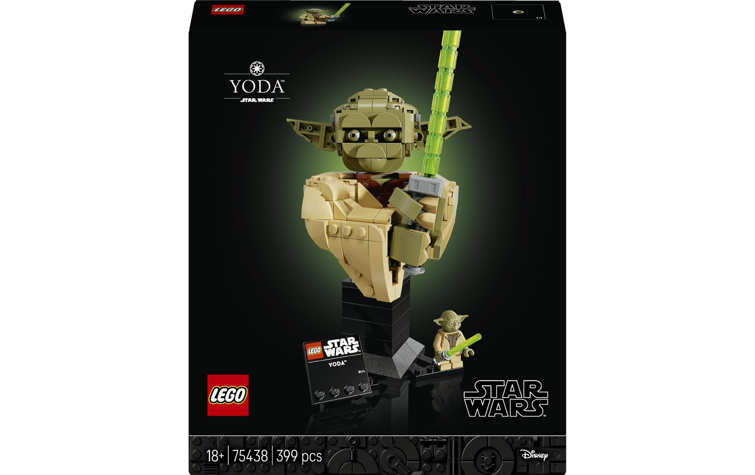 LEGO® Konstruktionsspielsteine »Yoda Büste (75438), LEGO Star Wars™«