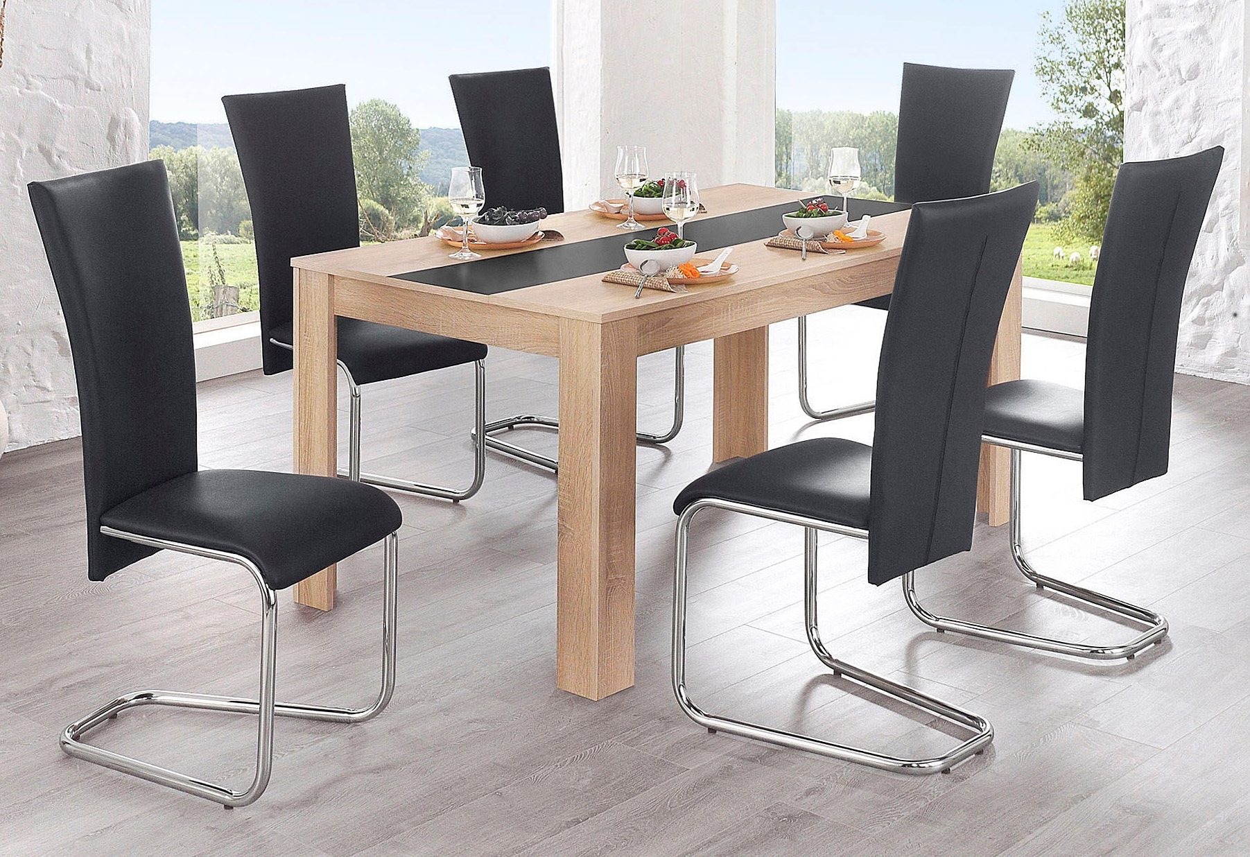 10. Bild von Homexperts Esstisch »NICO * 120 VS (90715)«, (1er Set), Einlegeplatte wendbar