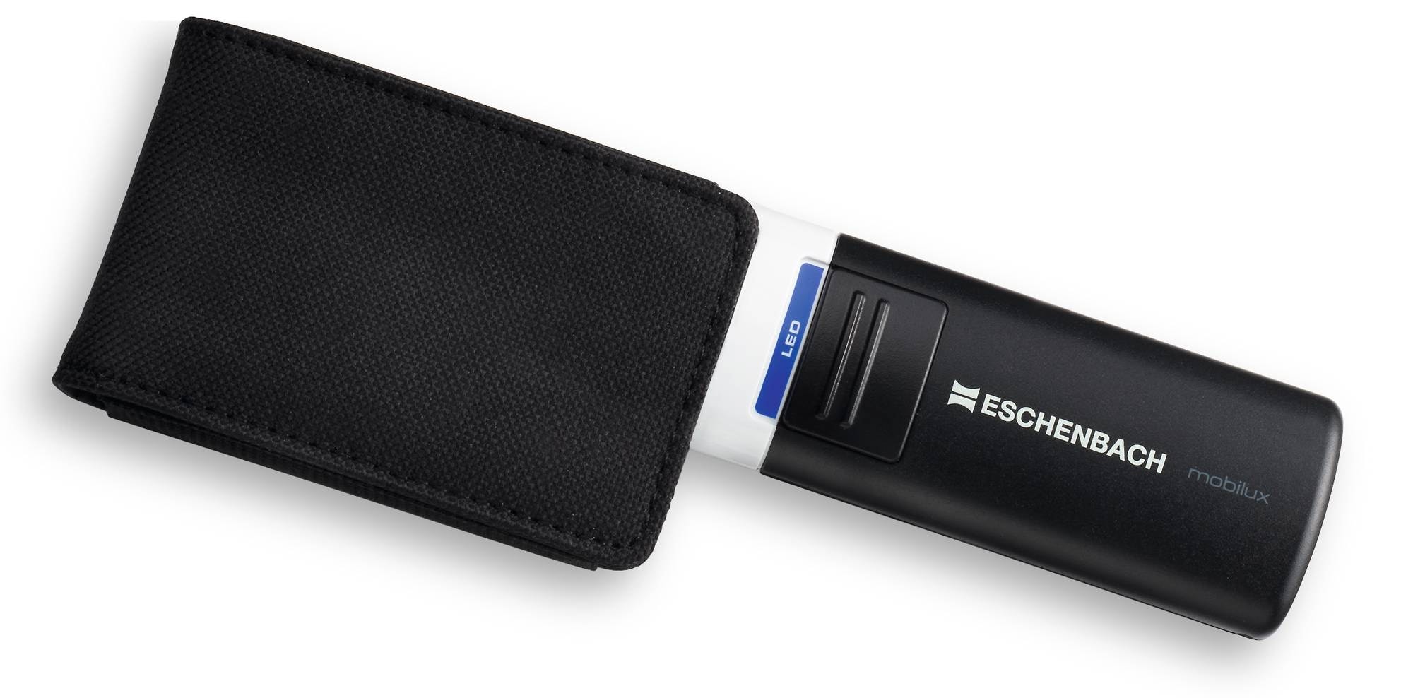 Eschenbach Optik Leuchtlupe »mobilux LED, ideal für Senioren« Handlupe mit echter 4x-Vergrößerung und drei Farbfiltern