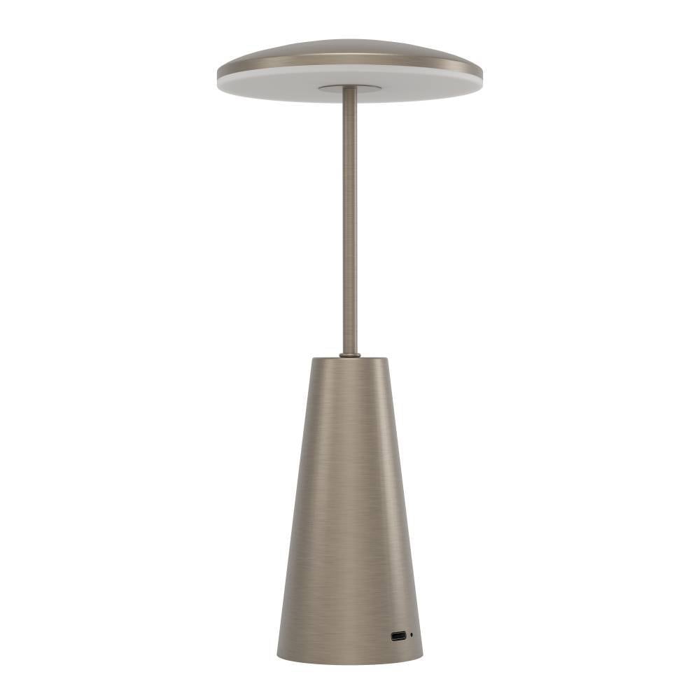 EGLO Tischleuchte »PICCOLA«, 1 flammig-flammig, dimmbare Nachttischlampe, Metall in Bronze, Lampe für Balkon, IP54
