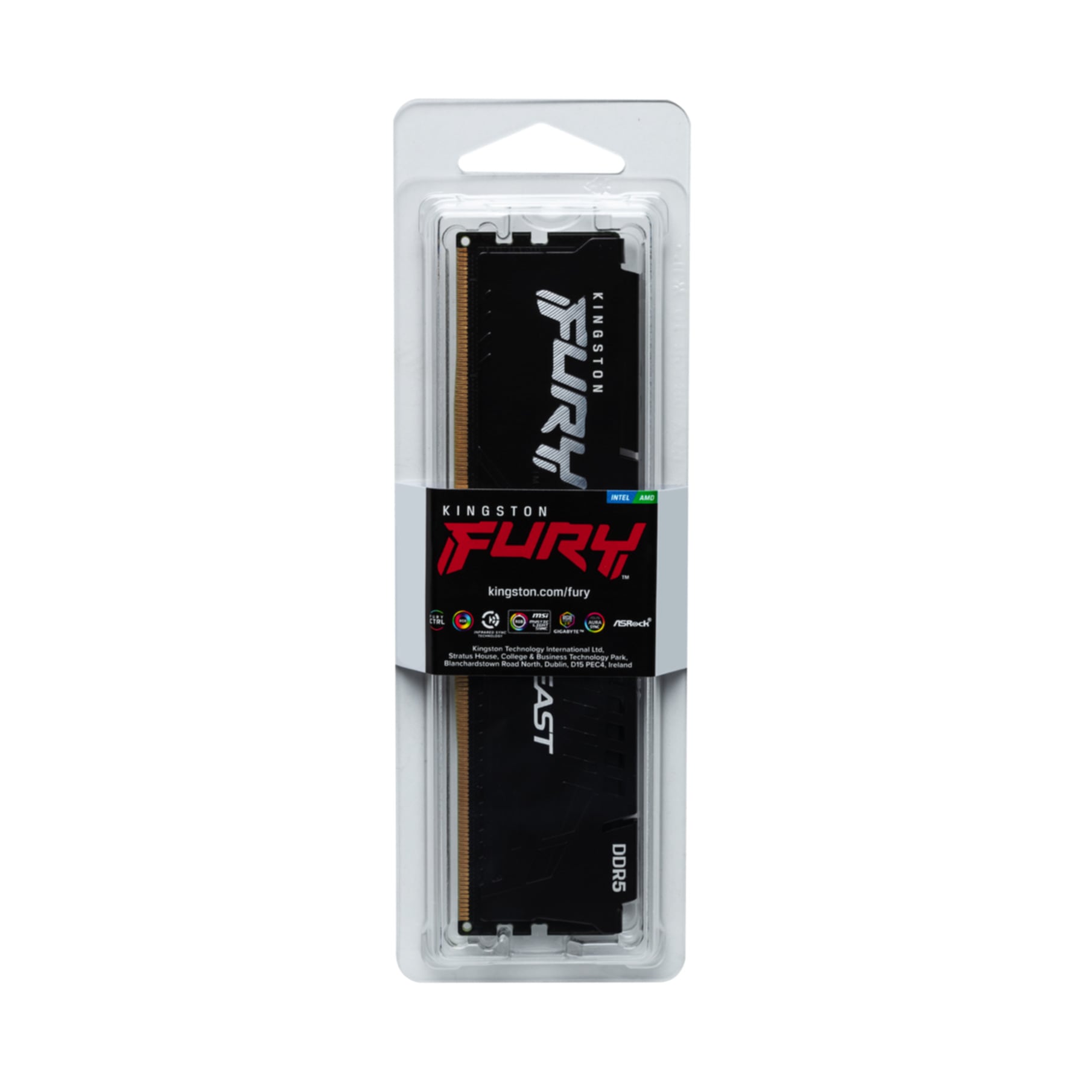 Kingston Arbeitsspeicher »32GB 6000MT/s DDR5 CL36 DIMM FURY Beast Black EXPO«