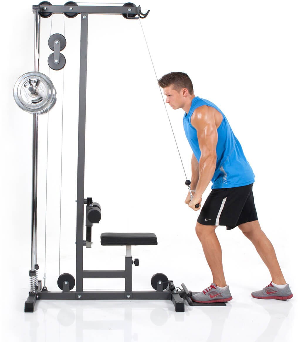 Finnlo by Hammer Kraftstation »Mulit-Lat Tower«, (Latzug, Seilzug, Ruderfunktion), multifunktionale Fitnessstation, max. Trainingsgewicht 120 kg