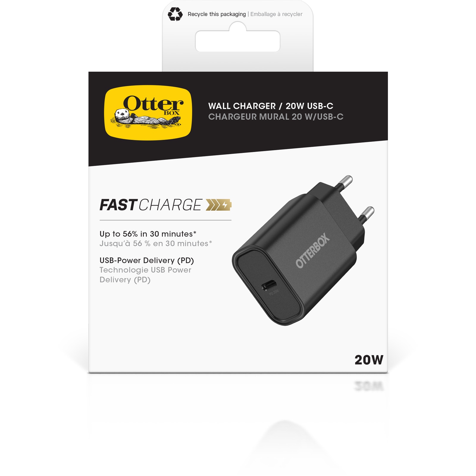 Otterbox USB-Ladegerät »Wall Charger 20W USB-C« USB-Power Delivery (PD)