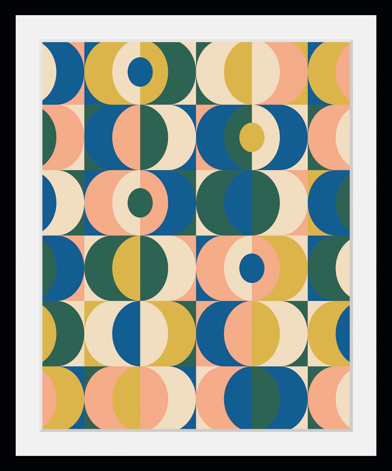 queence Bild »Christin« Abstrakt | Figuren | Gemälde | Kunst | Modern 1 Stk. tlg. HD Premium Poster-Druck inkl. Holzrahmen