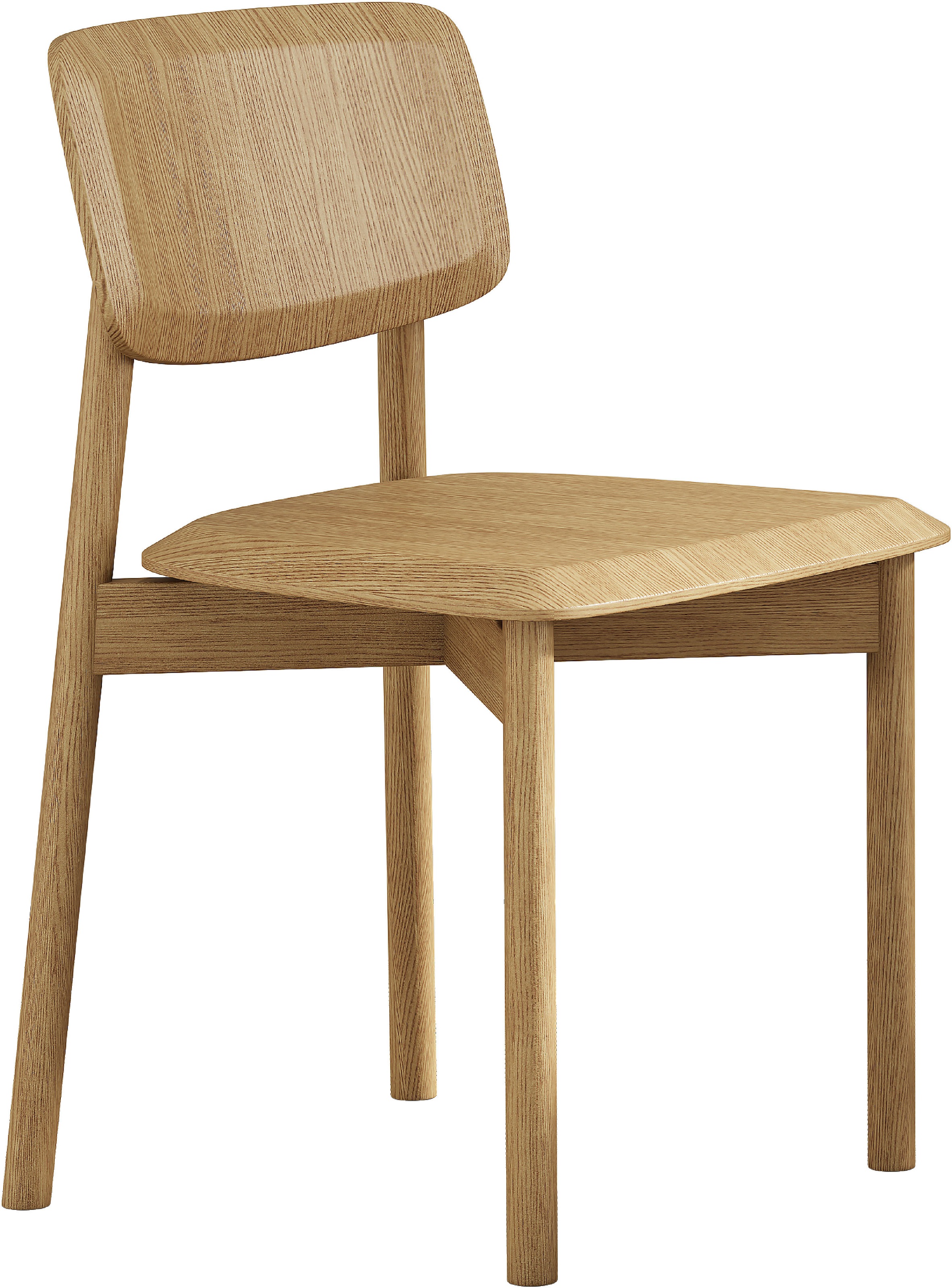 OTTO home Esszimmerstuhl »Grelia« (Set) 2 Stk.natürliche warme Eichenoptik, in zwei Farben, Sitzhöhe 46 cm