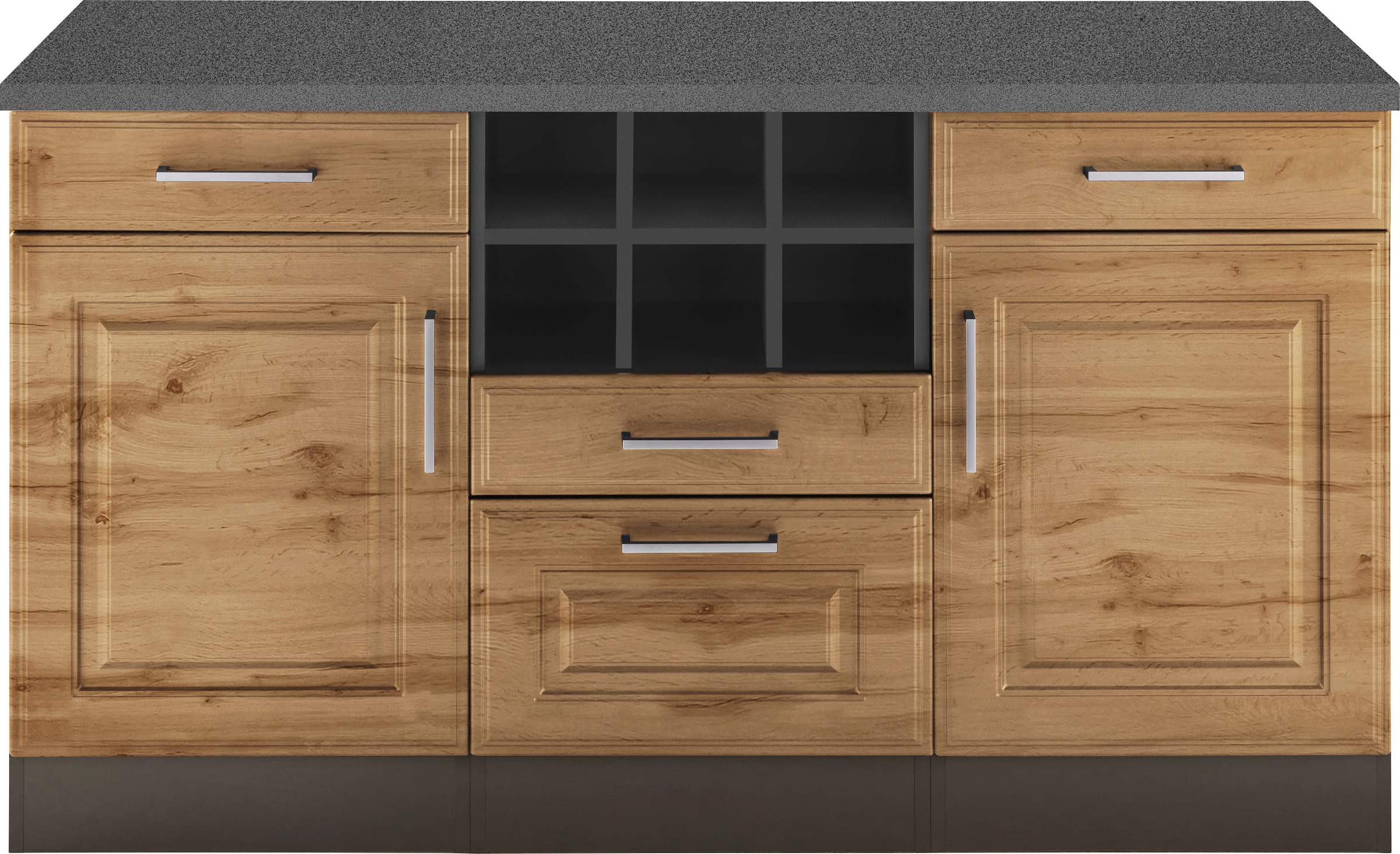 KOCHSTATION Unterschrank »KS-Stockholm« 150 cm breit, hochwertige MDF-Front günstig online kaufen