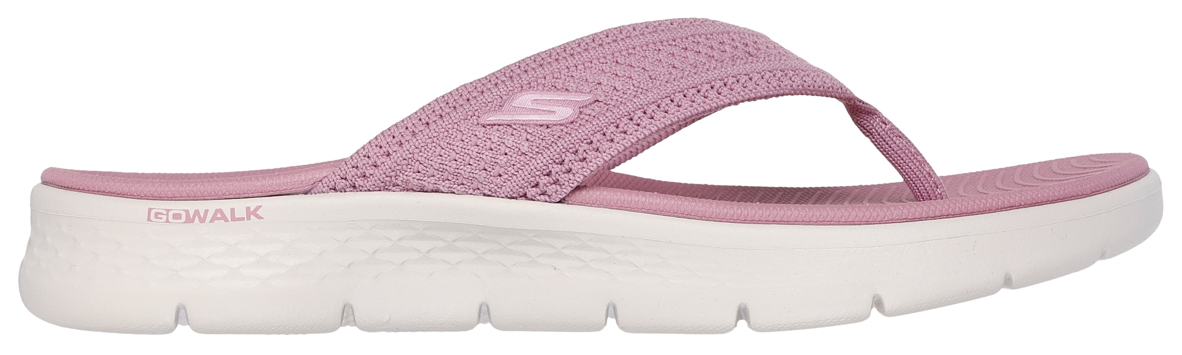 Skechers Zehentrenner »GO WALK FLEX SANDAL«, Badeschuh, Strandschuh, Sommerschuh mit Goga Mat Fußbett