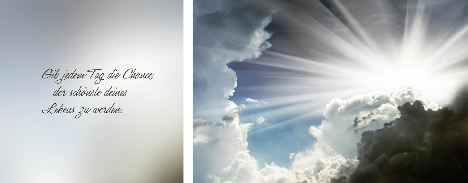 queence Leinwandbild »Schönste Tag des Lebens«, Himmel-Himmelsbilder-Kunst- günstig online kaufen