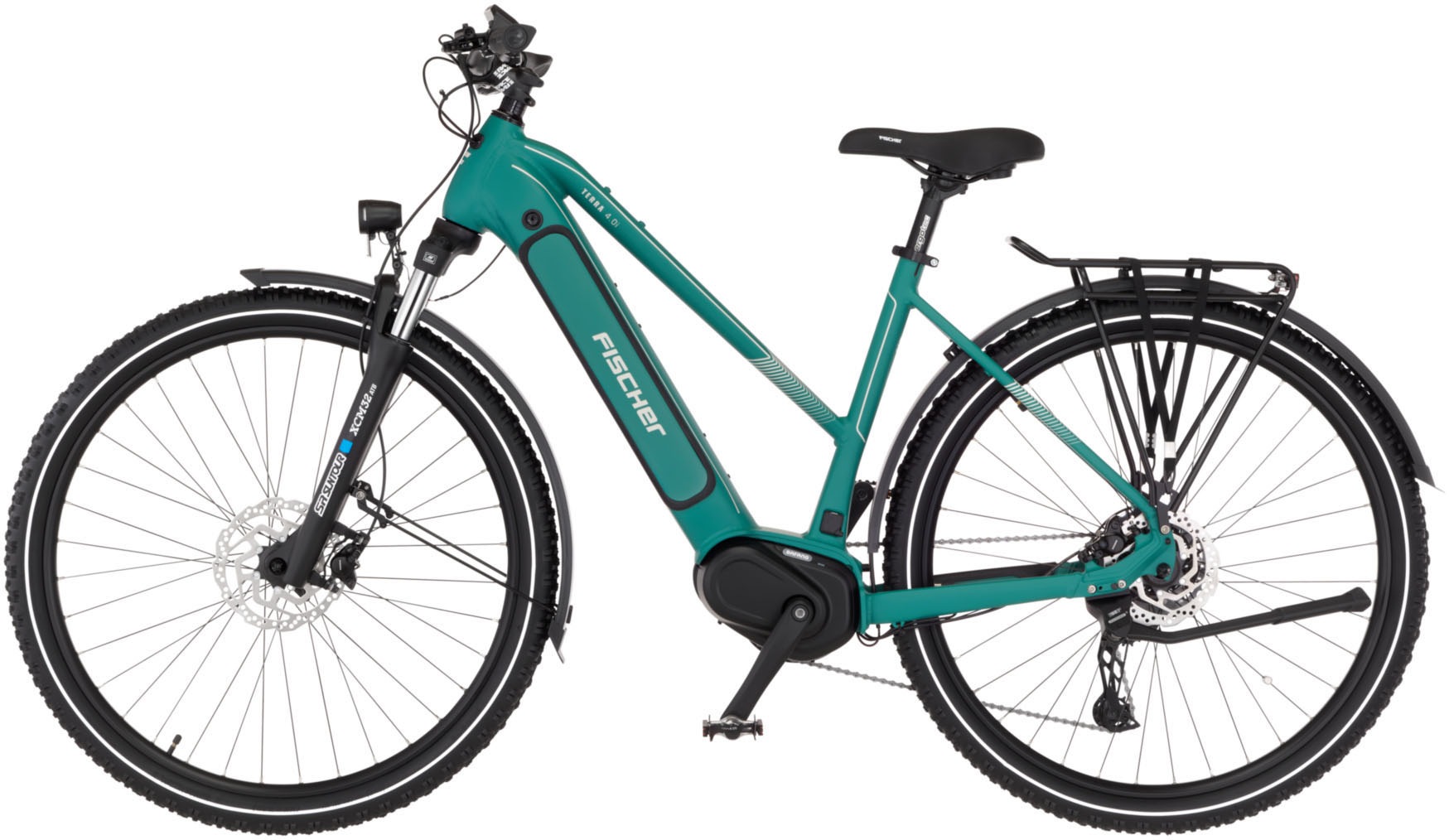 FISCHER Fahrrad E-Bike »TERRA 4.0i 630 45«, 10 Gang, Shimano, CUES, (mit Akku-Ladegerät-mit Werkzeug)