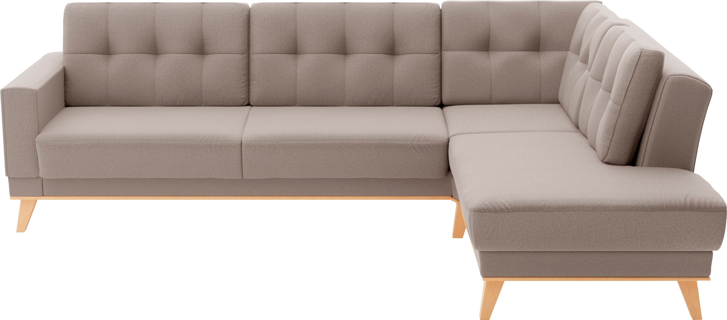 sit&more Ecksofa »Lavida L-Form«, wahlweise mit Kippfunktion und Bettkasten