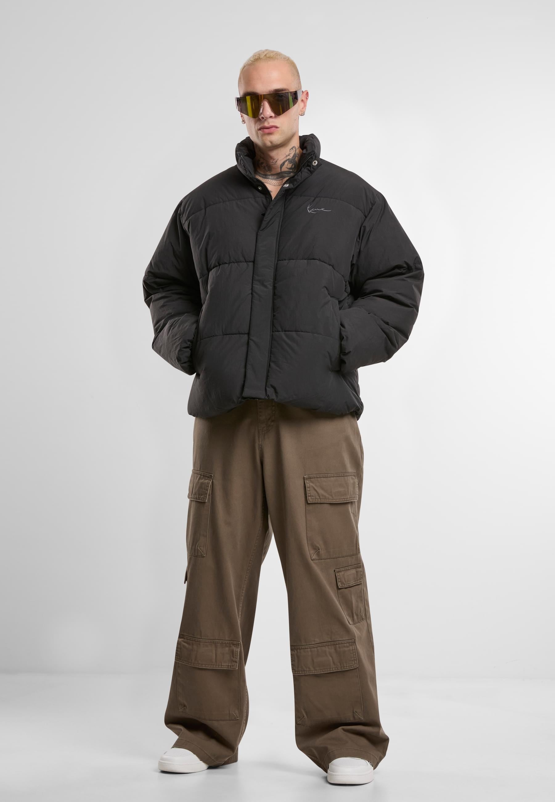 Karl Kani Winterjacke »Karl Kani Karl Kani Small Signature Puffer Jacket« 1 Stk. tlg. ohne Kapuze