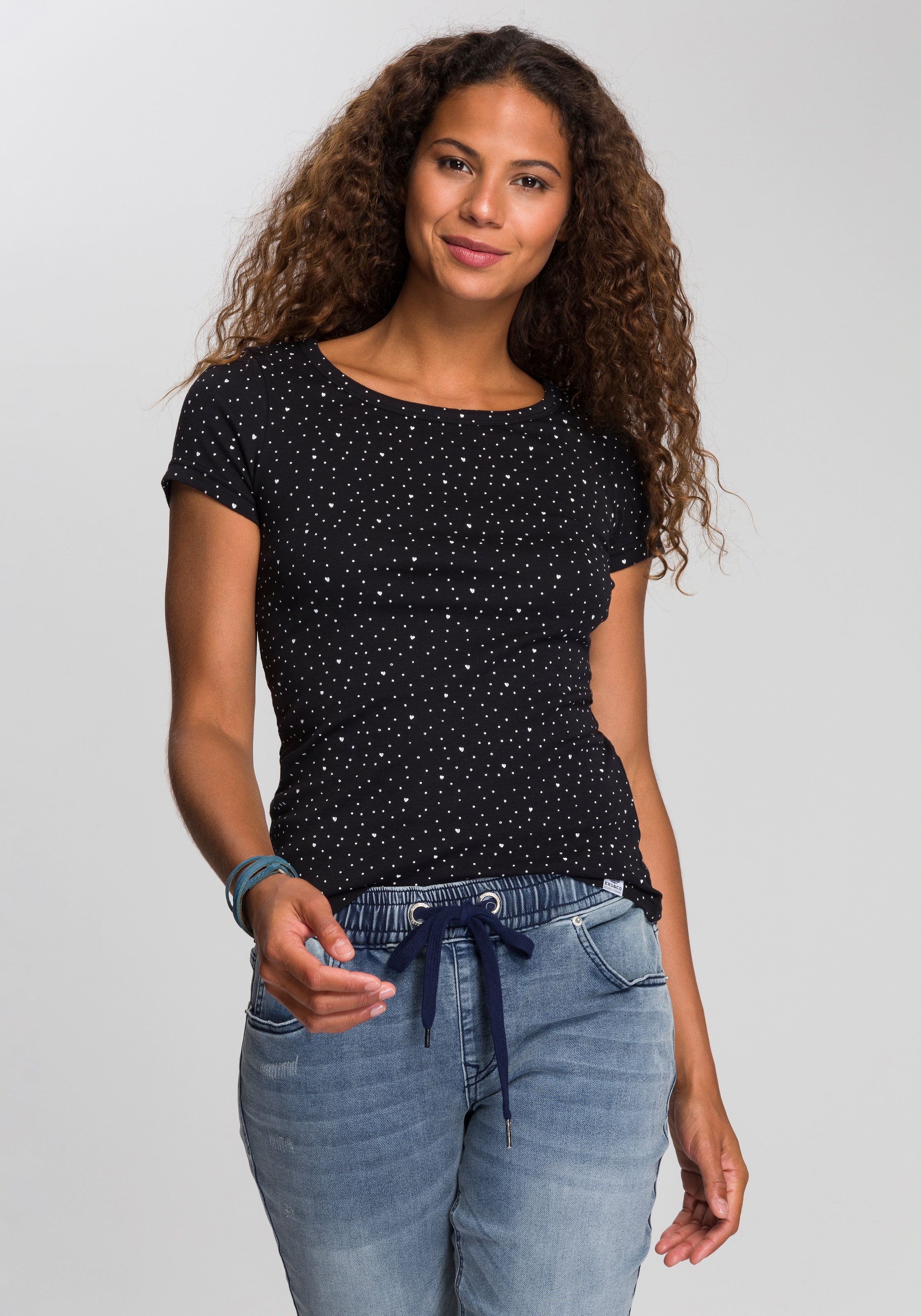 Hochwertige Neuerscheinungen KangaROOS T-Shirt, im Online-Shop Allover- bestellen mit oder im Front-Druck