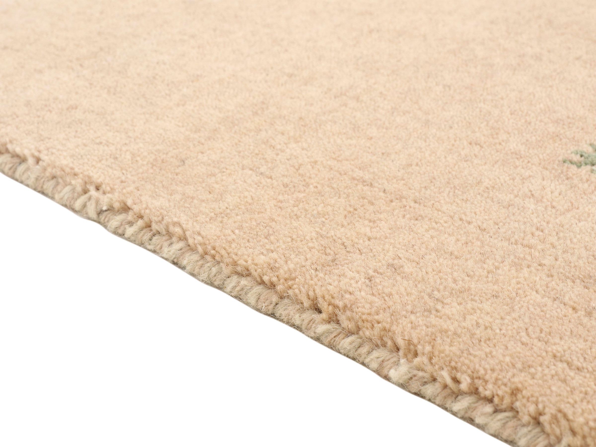 4. Bild von carpetfine Wollteppich »Gabbeh Uni«, rechteckig