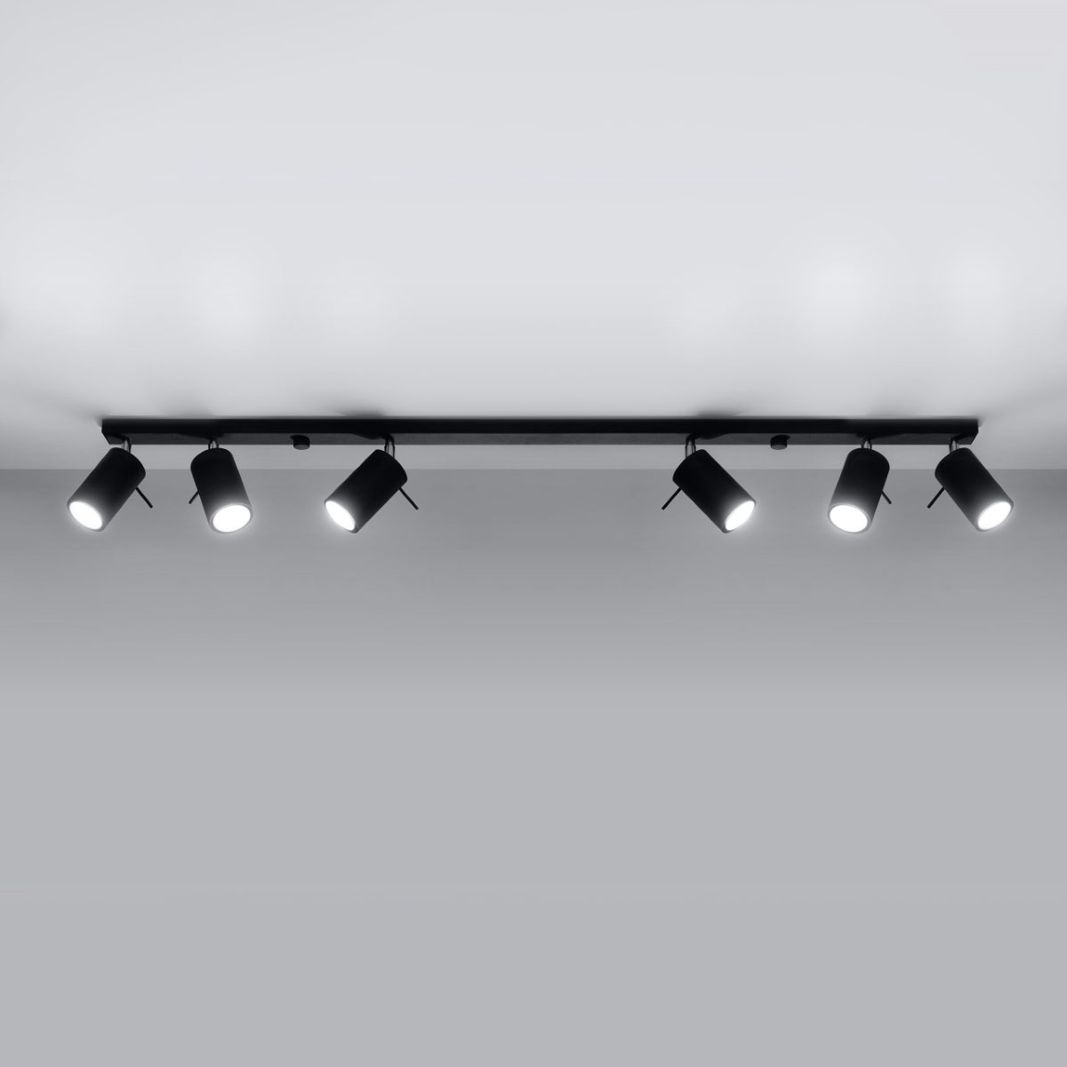 SOLLUX lighting Deckenstrahler »RING«, für Leuchtmittel 6 x GU10   ohne Leu günstig online kaufen