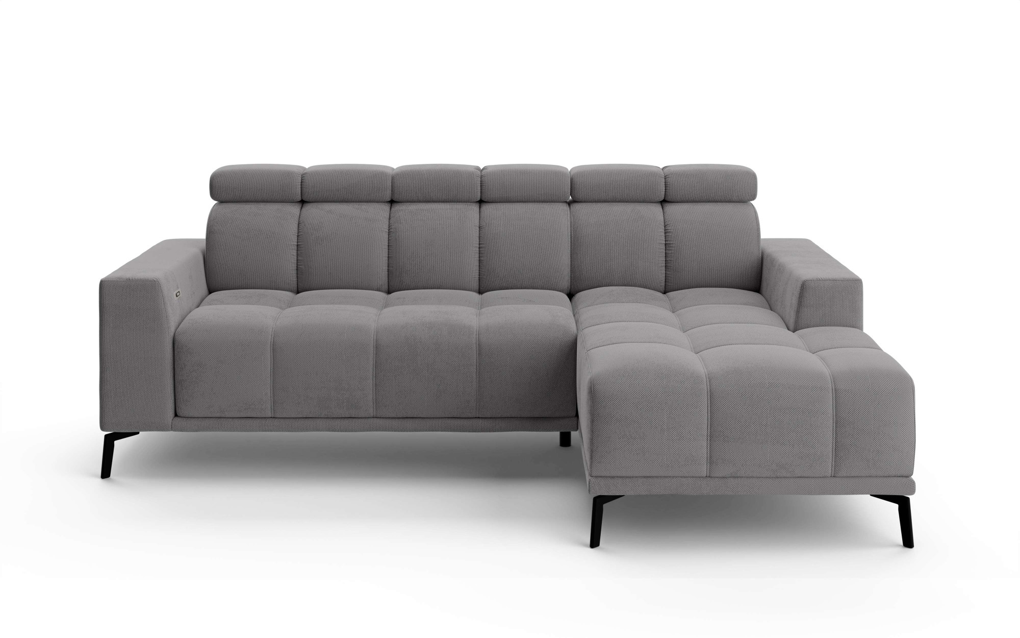 INOSIGN Ecksofa »CAZIE, Designsofa, L-Form, trendige Bubble-Optik,«, L-Form mit Wellenunterfederung, Recamiere rechts/links bestellbar