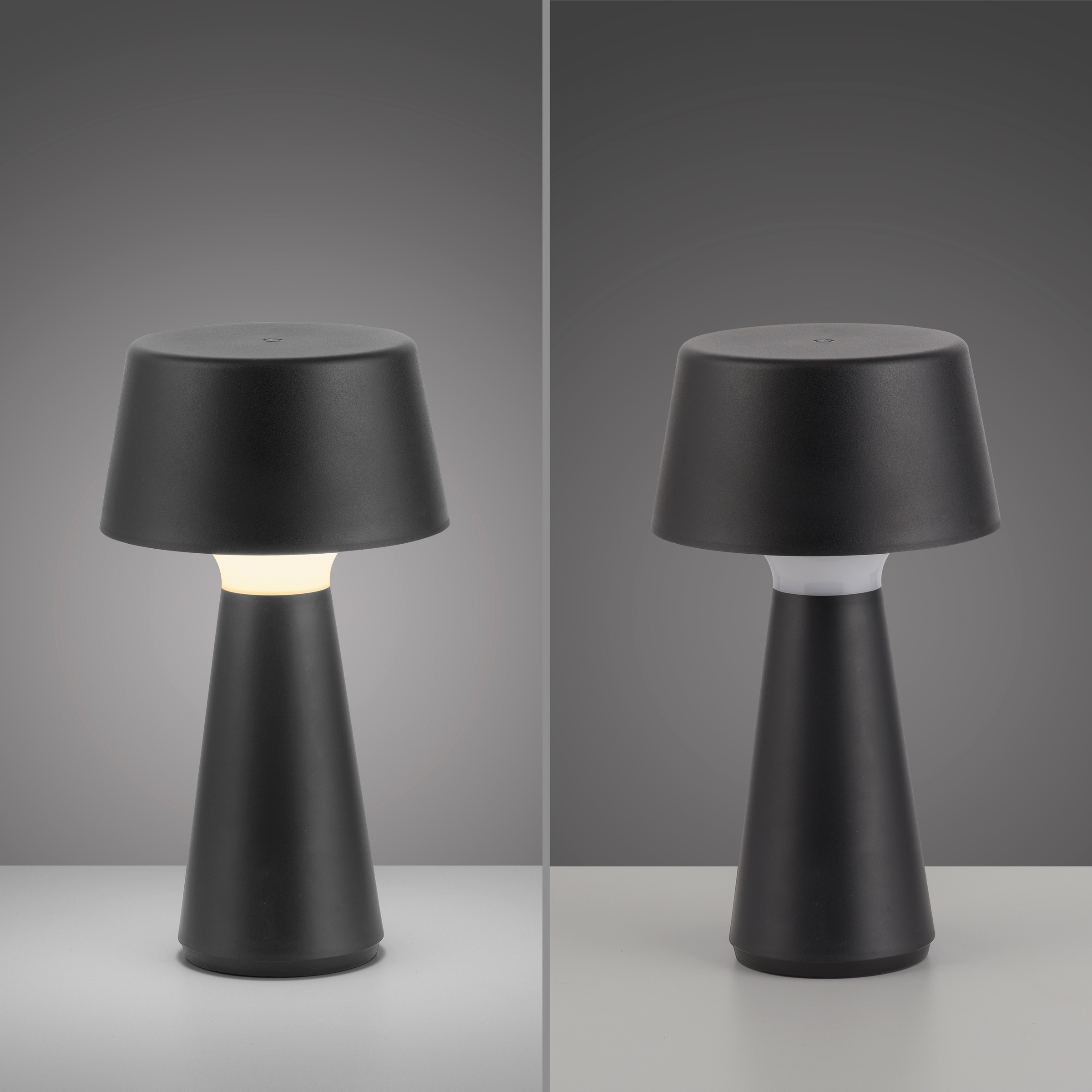 JUST LIGHT Tischleuchte »ABERA«, 1 flammig, Leuchtmittel LED-Modul | LED fest integriert, Akkuleuchte