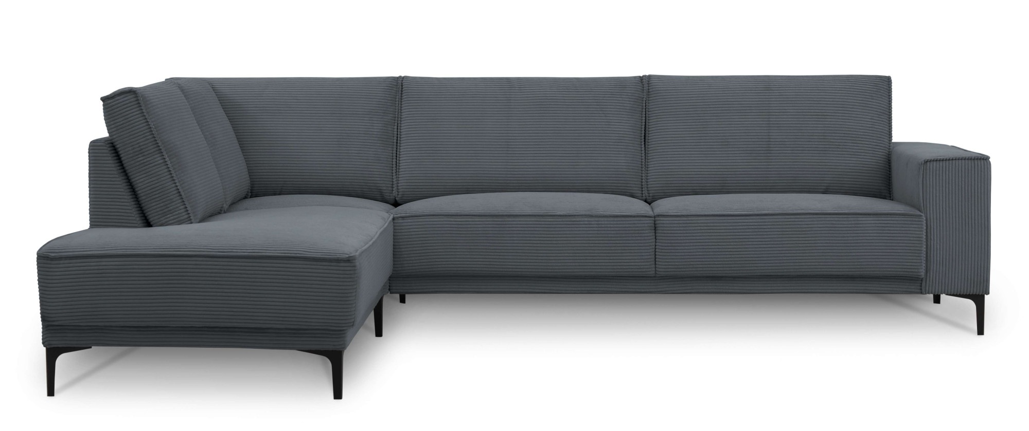 PLACES OF STYLE Ecksofa »Polsterecke Oland, Struktur, Flachgewebe, Luxus-Mi günstig online kaufen