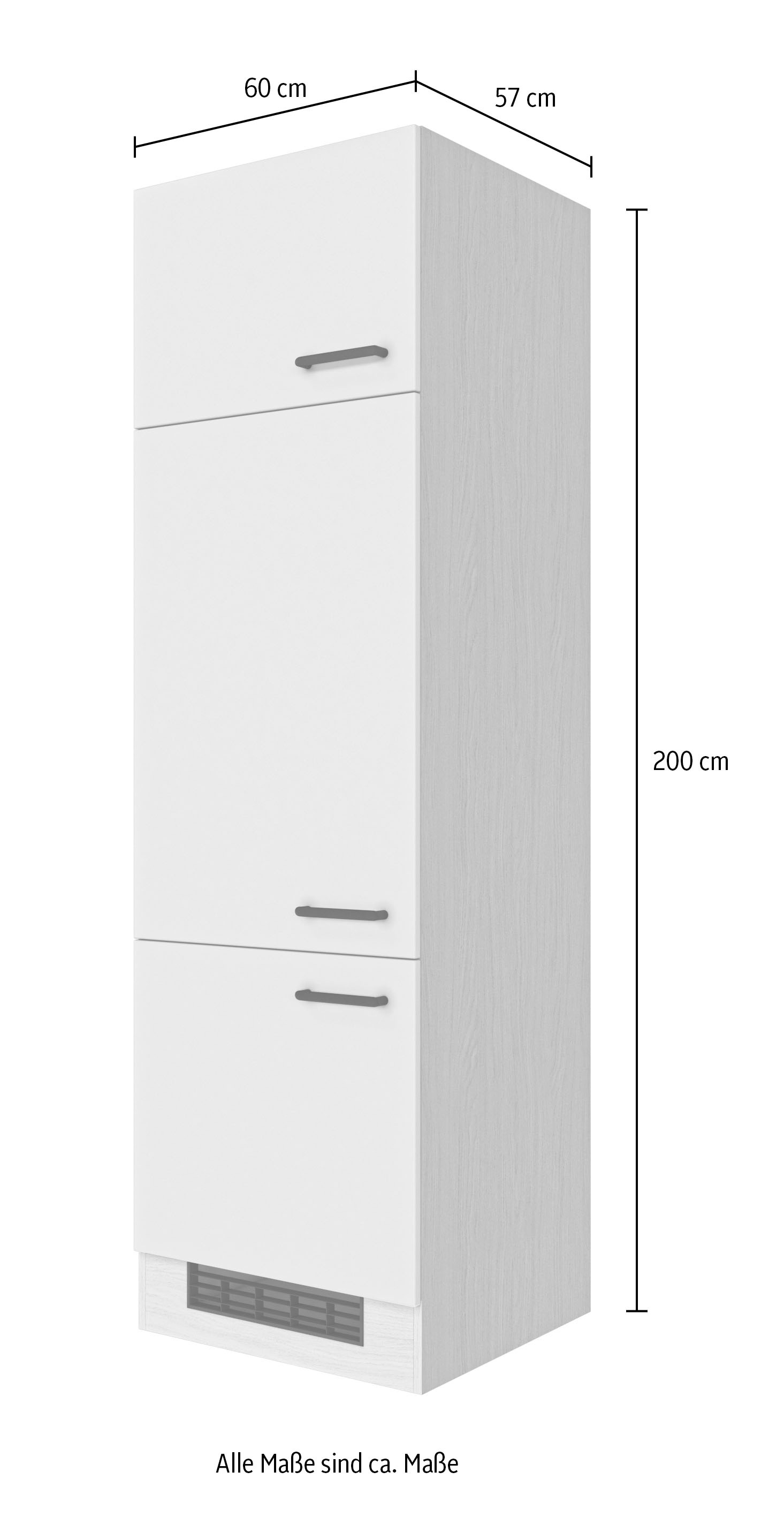 Flex-Well Kühlumbauschrank »Creso« 1 Stk. tlg. (B x H x T) 60 x 200 x 60 cm, individuell kombinierbar