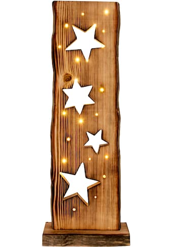näve LED Gartenleuchte »LED-Holz-Weihnachtsleuchte Sternemotiv, Weihnachtsdeko«,... kaufen