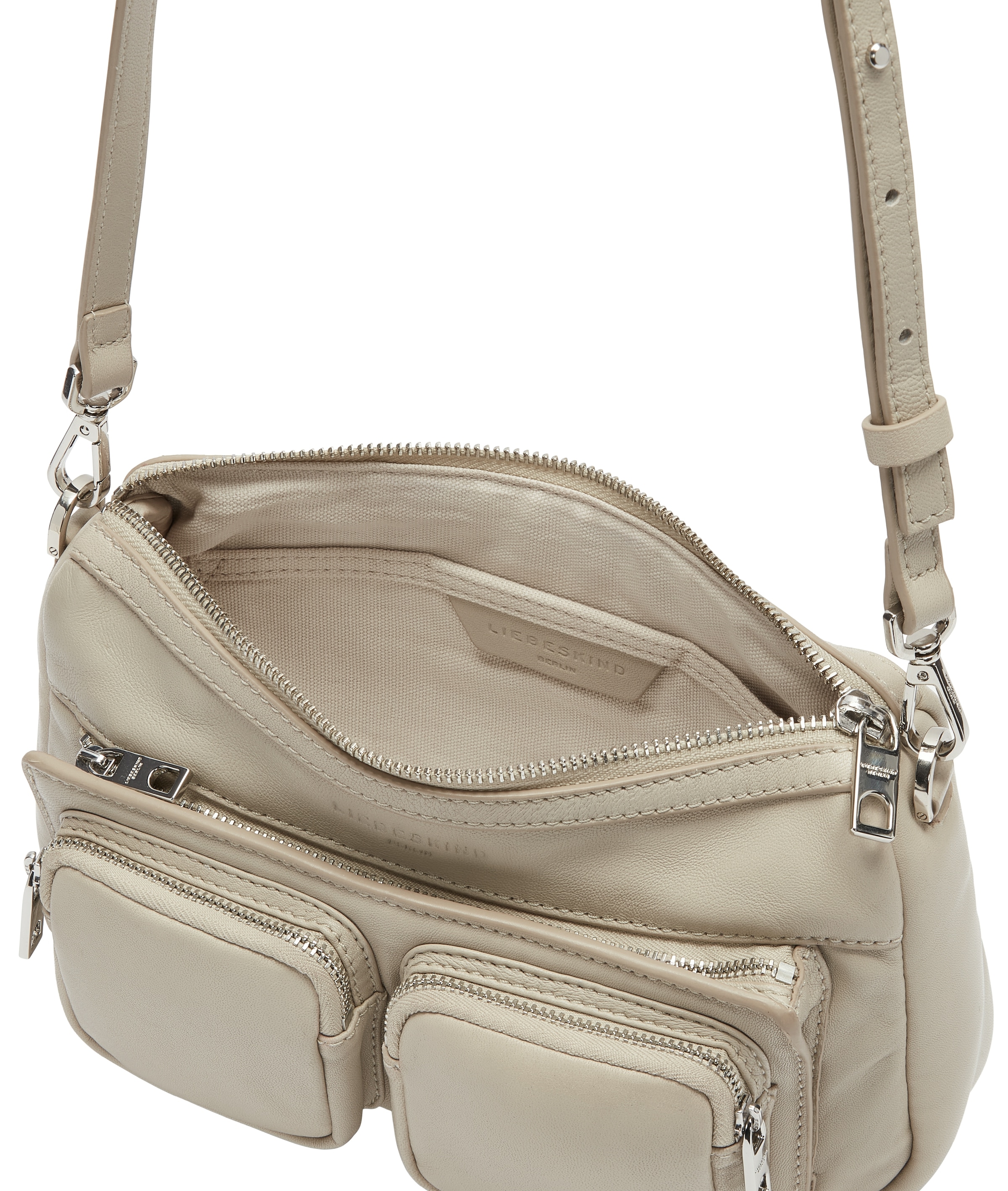 Liebeskind Berlin Hobo »Hobo MAIA SHEEP NATURAL«, Henkeltasche, Schultertasche, Handtasche Damen