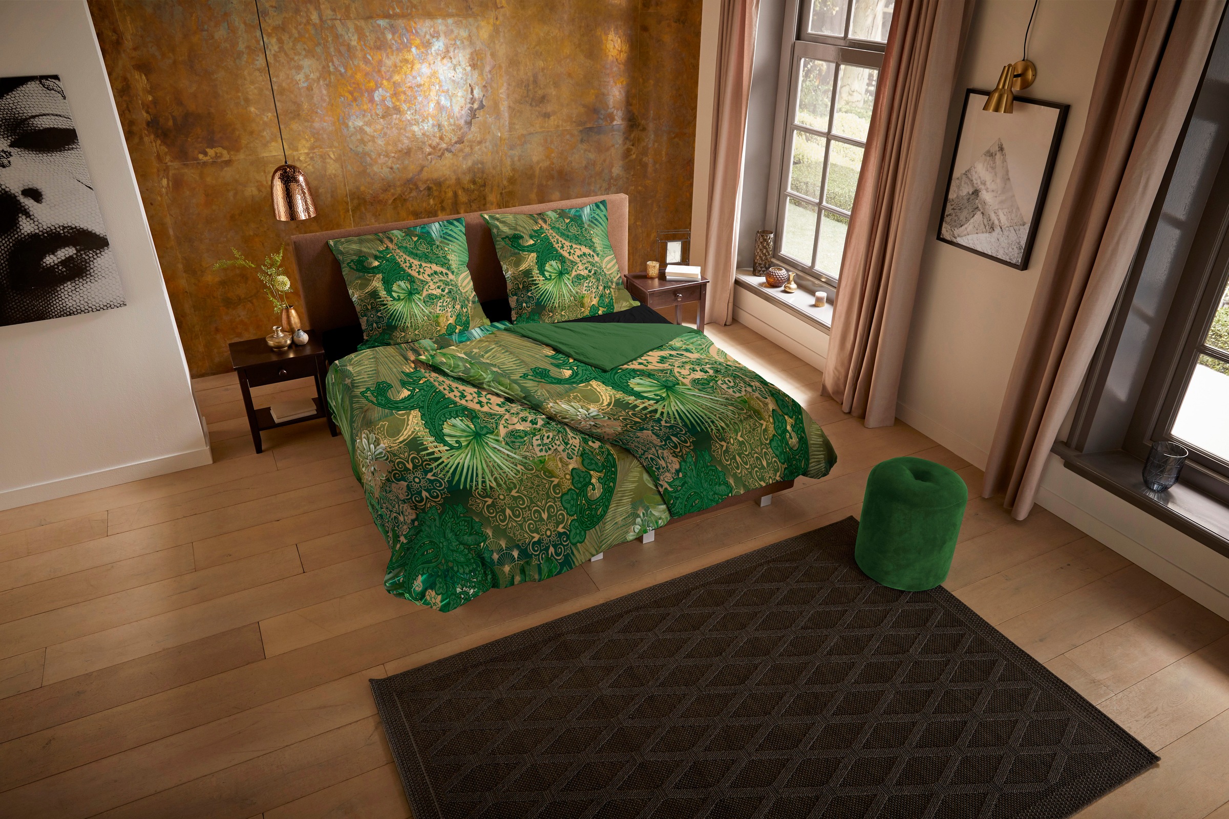 PURE luxury collection Wendebettwäsche »Louise« 2 Stk. tlg. Mikrofaser, 135 günstig online kaufen