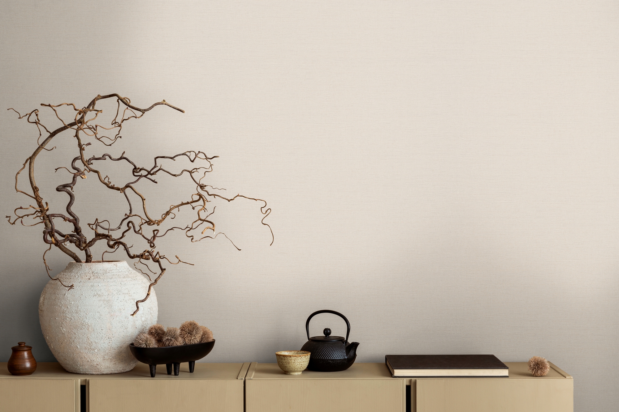 living walls Vliestapete »Michalsky 6 einfarbige Tapete Unitapete Struktur günstig online kaufen