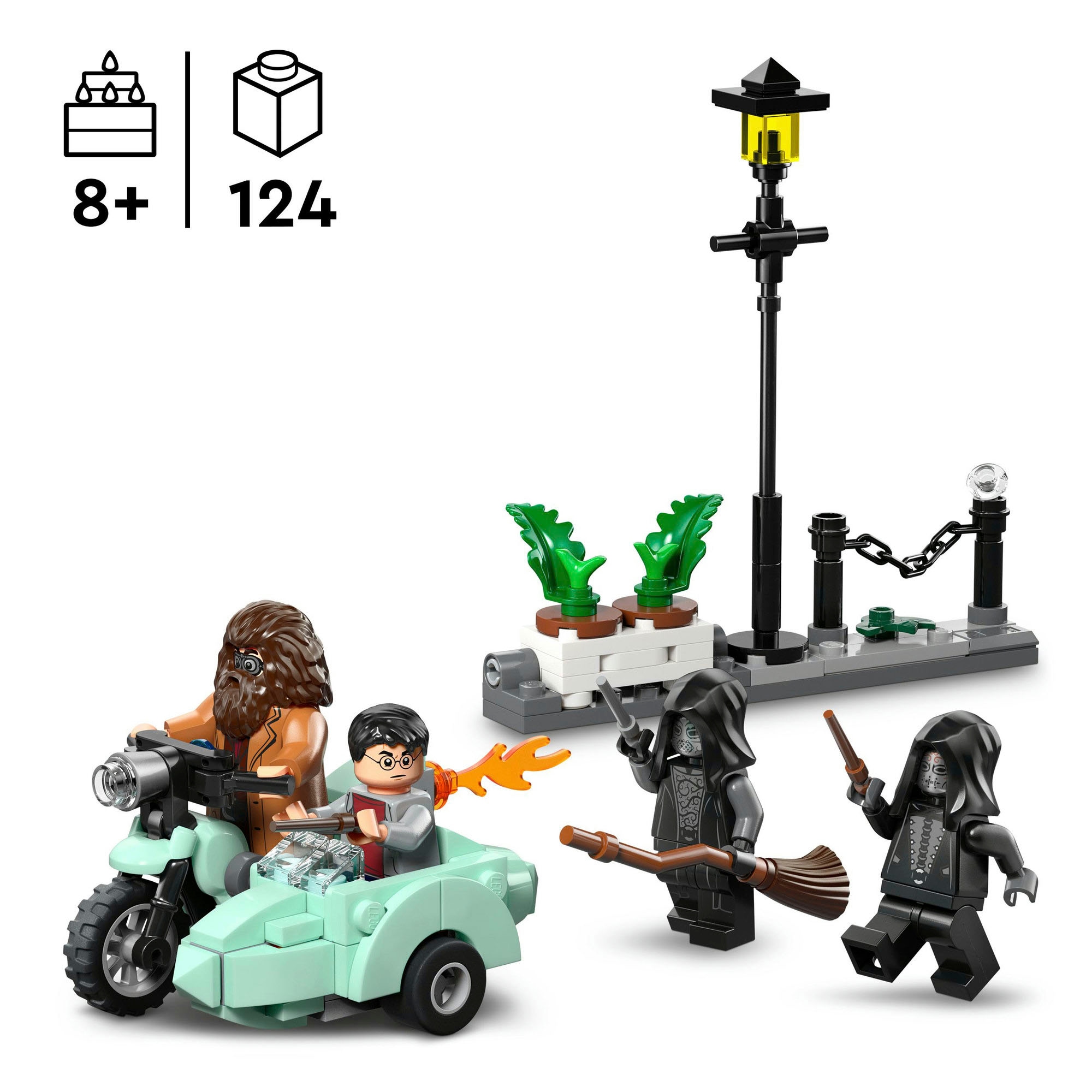 LEGO® Konstruktionsspielsteine »Hagrids und Harrys Flucht aus dem Ligusterweg (76459)« LEGO Harry Potter