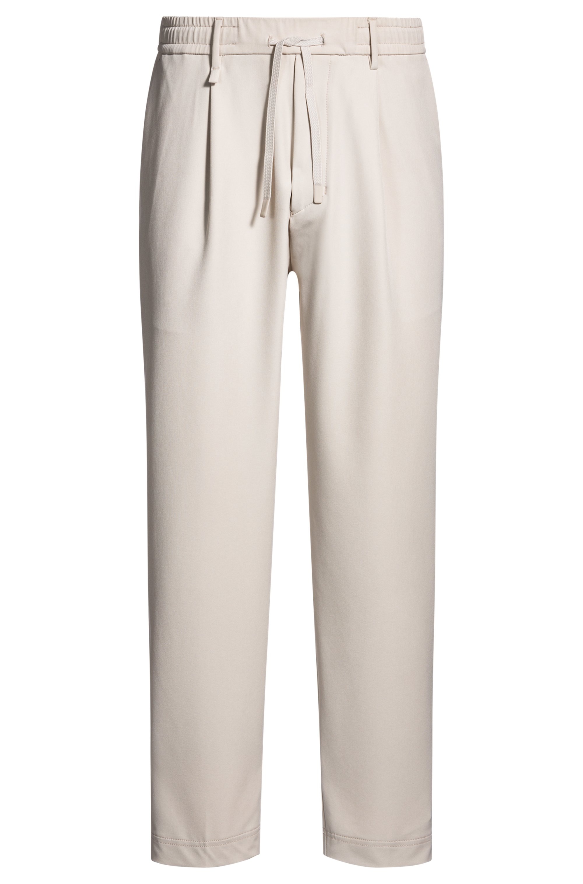 BOSS GREEN Webhose »T Convert-Pleat«, mit Zugbund und Markenlabel